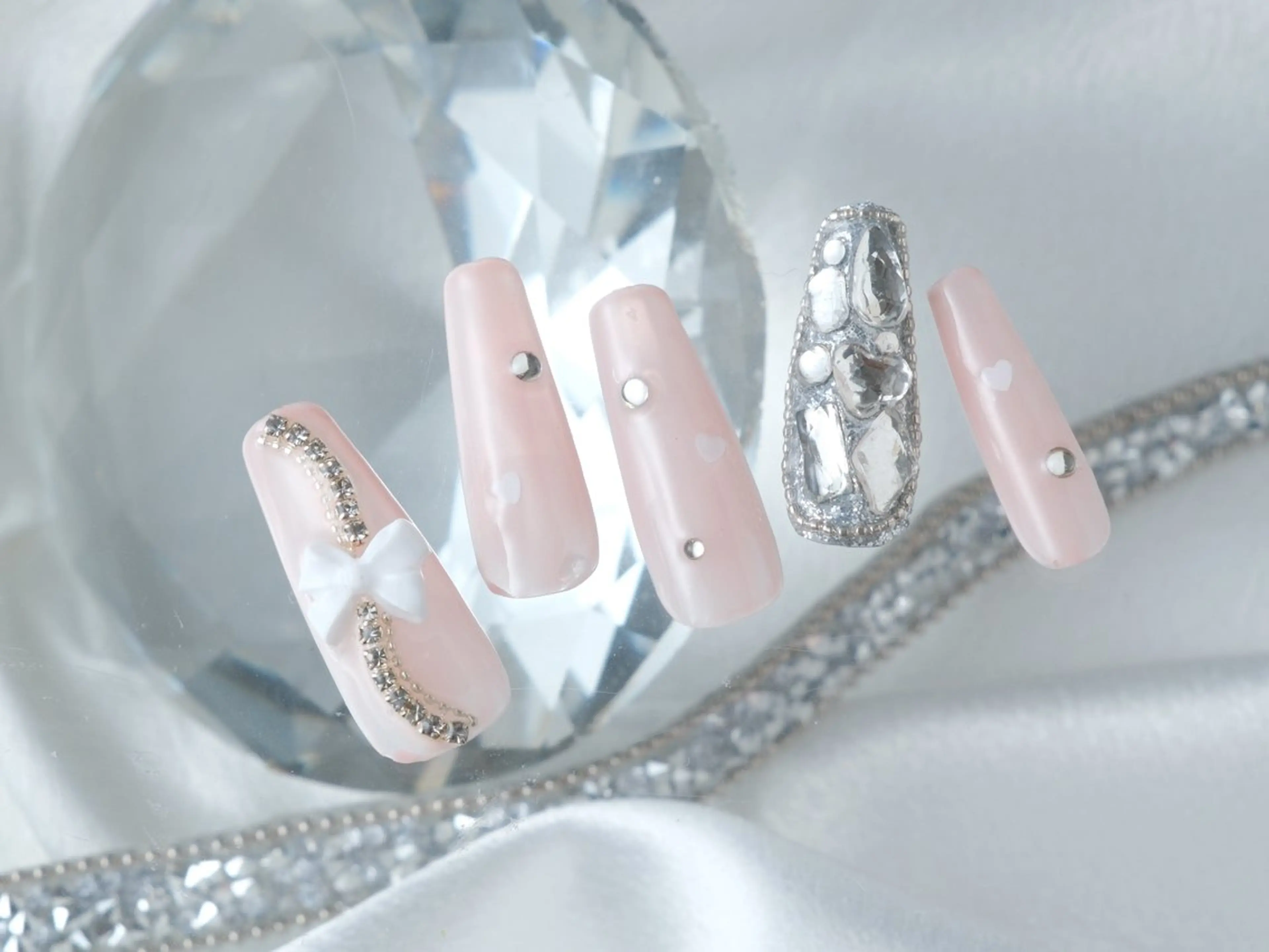 ネイル ワンホンネイル ハンドネイル ネイルサロンAim 河原町［ヘアセット　ヘアエクステ　着付　専門店］所属・AIM 百夏のネイルデザイン