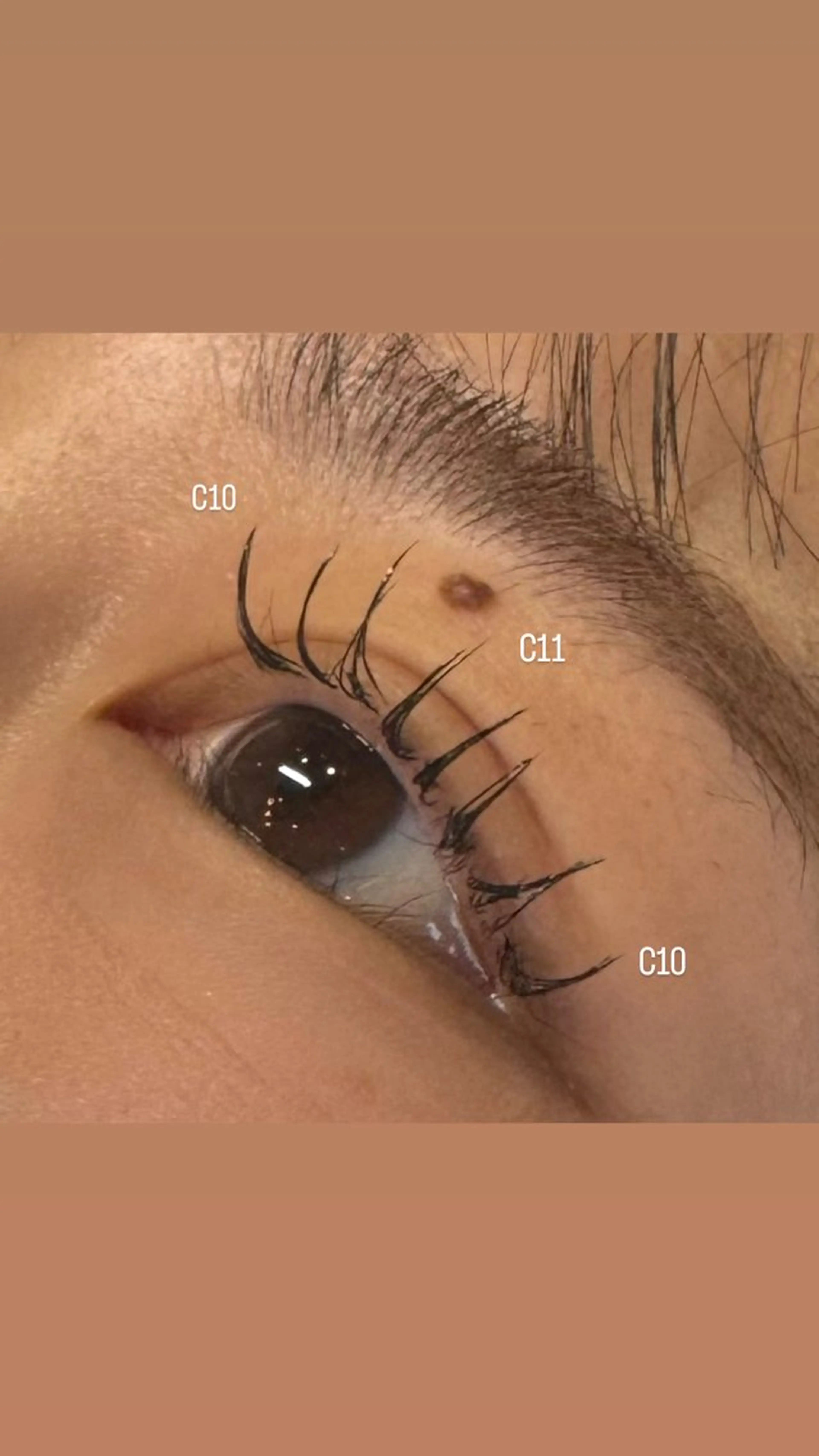 マツエク・マツパ ナチュラル 遠藤 柚希のマツエク・マツパデザイン