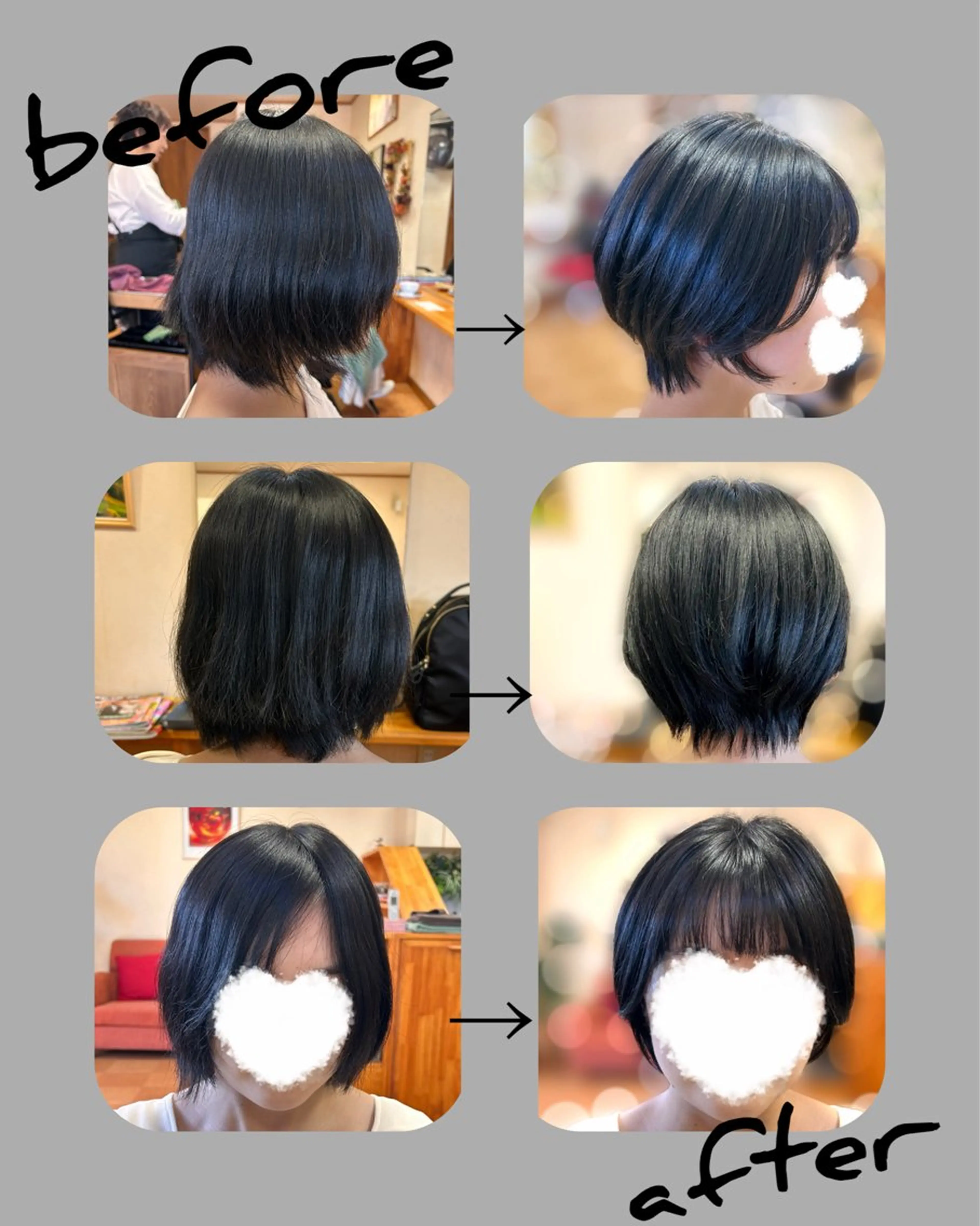 ショート ショートボブ ボブ ショートヘア カット みのり美容室所属・かぁちゃん美容師 橋本のヘアスタイル