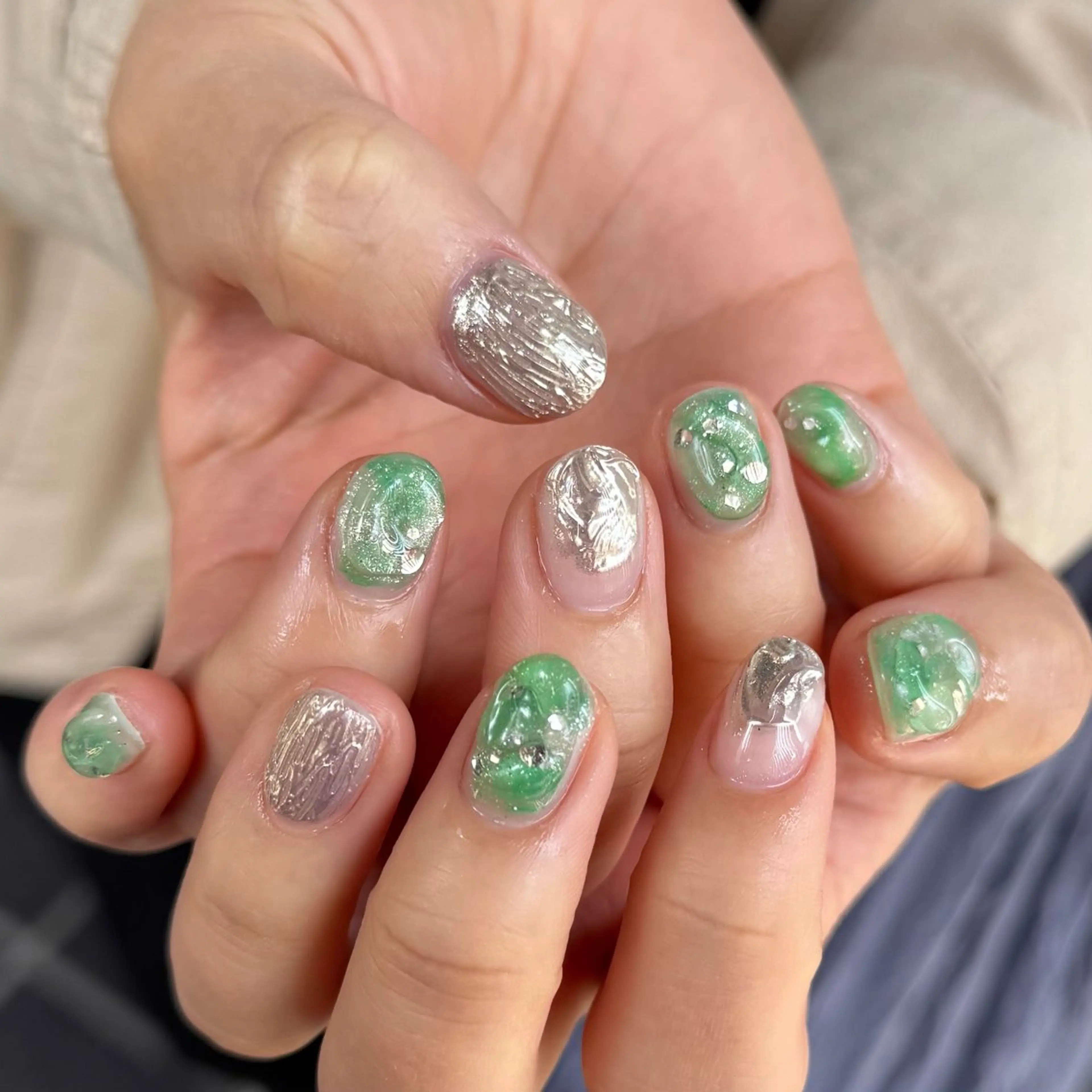 ショート 小川 柚香のネイルデザイン