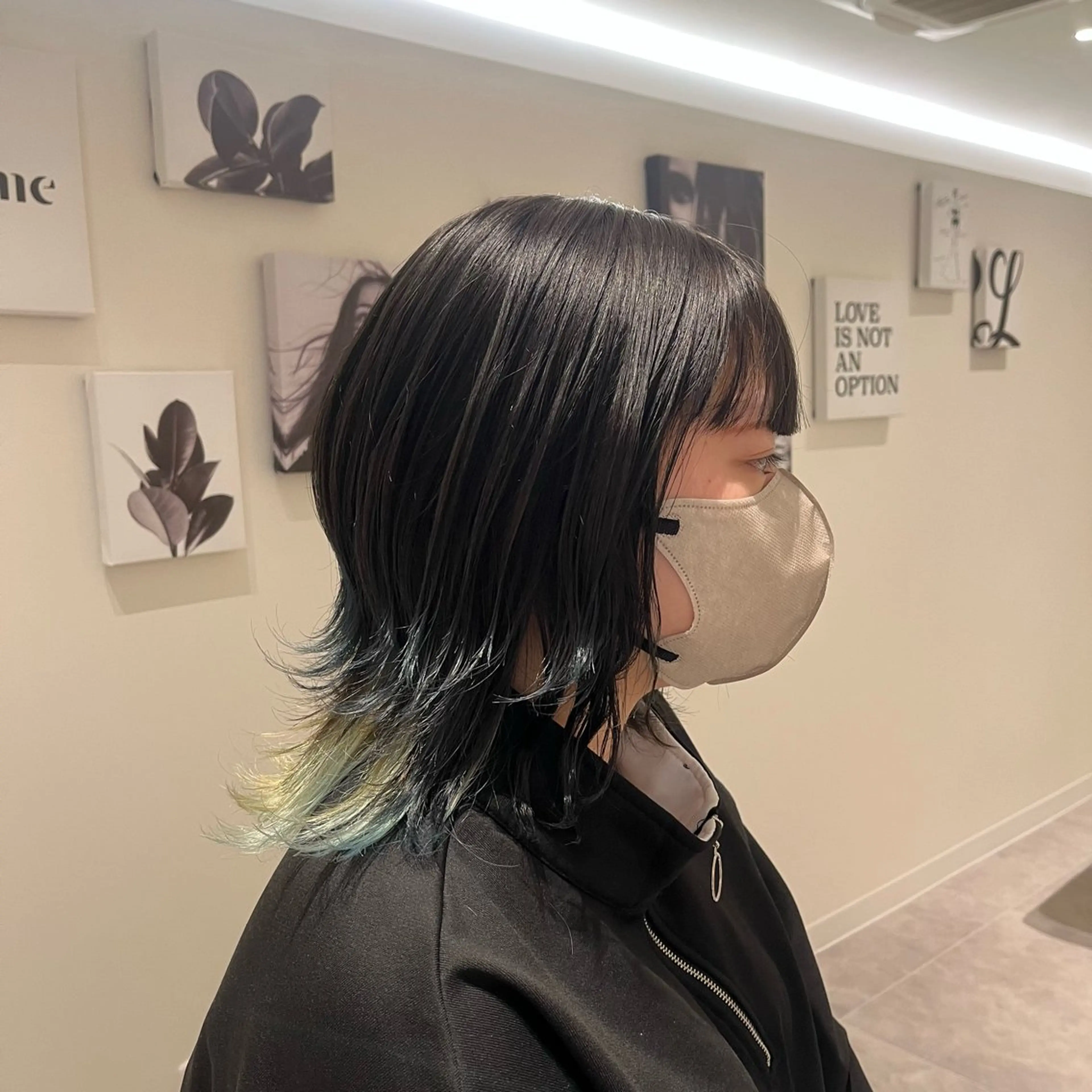 【ポイント縮毛矯正】前髪顔周りの部分的な縮毛矯正➕前髪カット➕トリートメント🫧の写真