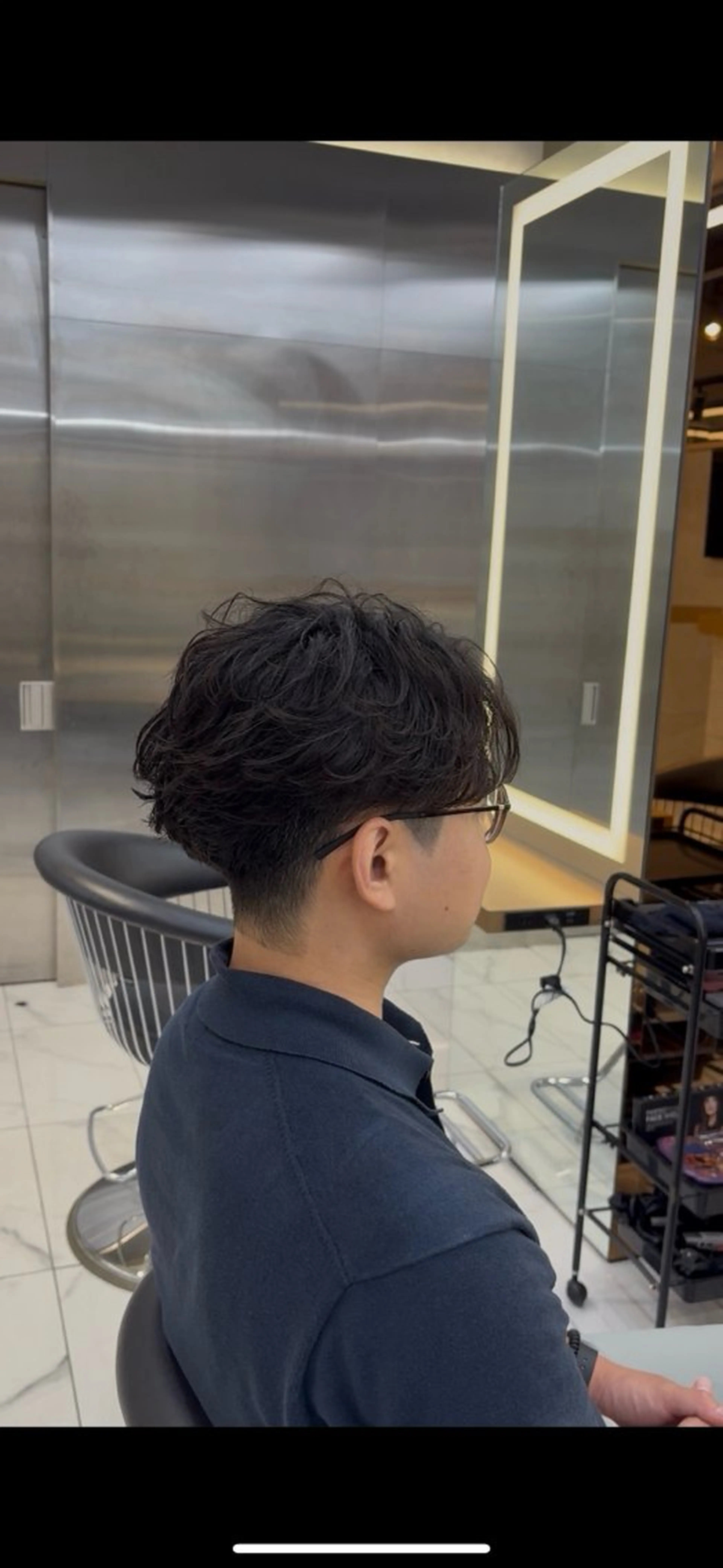 メンズ センターパート フェザーパーマ メンズパーマ カット パーマ Hair Salon LUCEY所属・メンズパーマ/カラ ー/川越/成田最のヘアスタイル