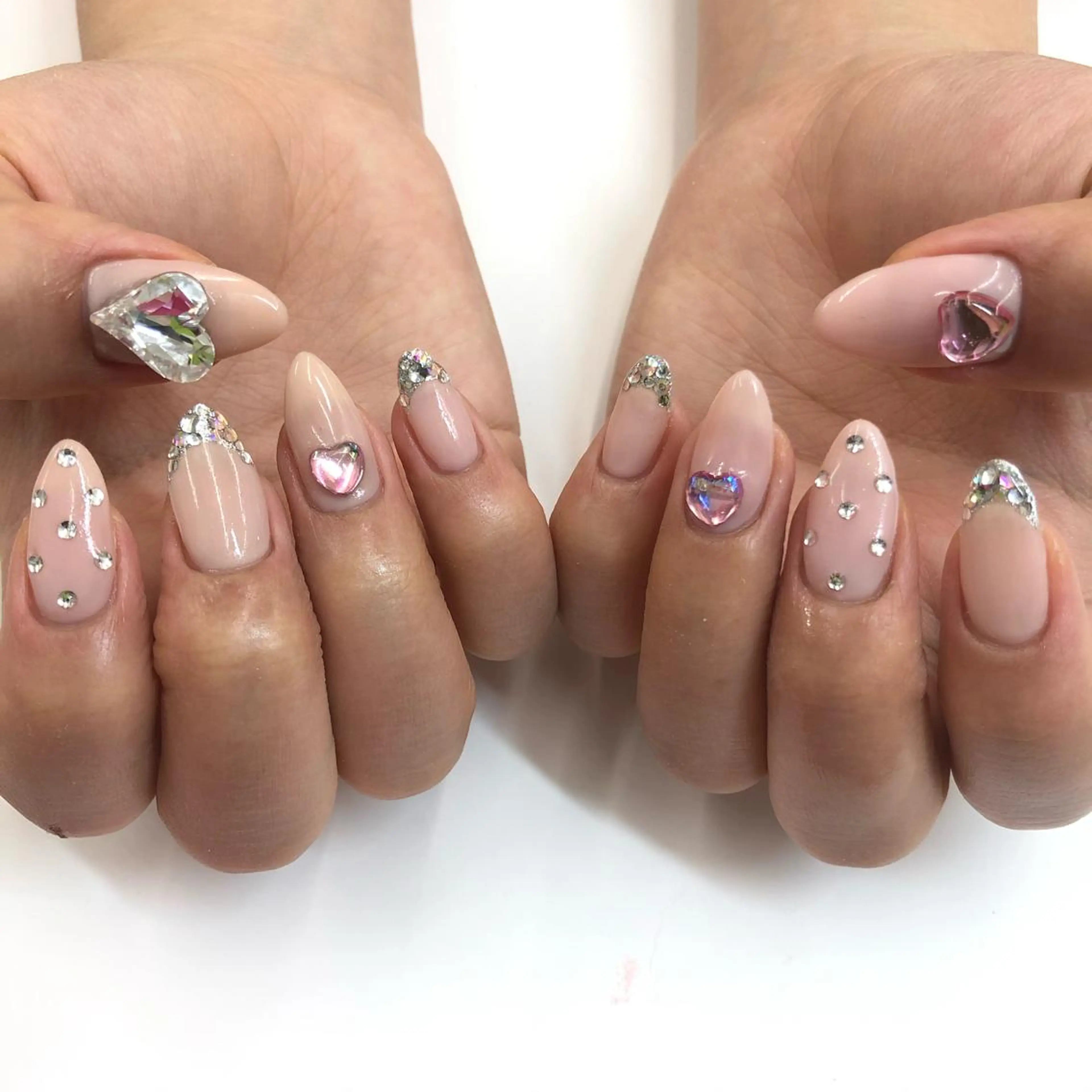 ネイル ハート 🎀AYAKO 🎀中韓ネイルのネイルデザイン