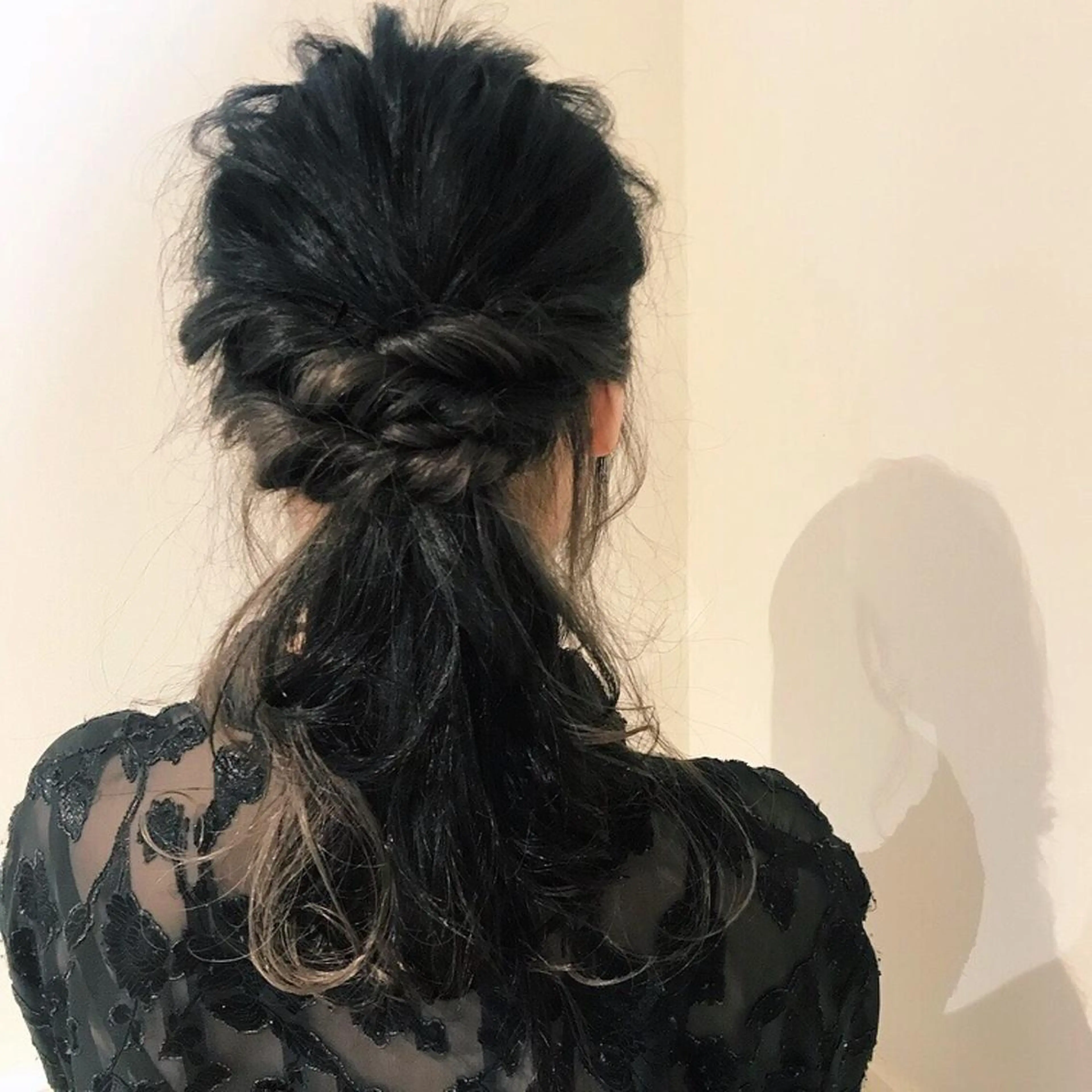 セミロング カラー ヘアアレンジ スナコザワ レナのヘアスタイル