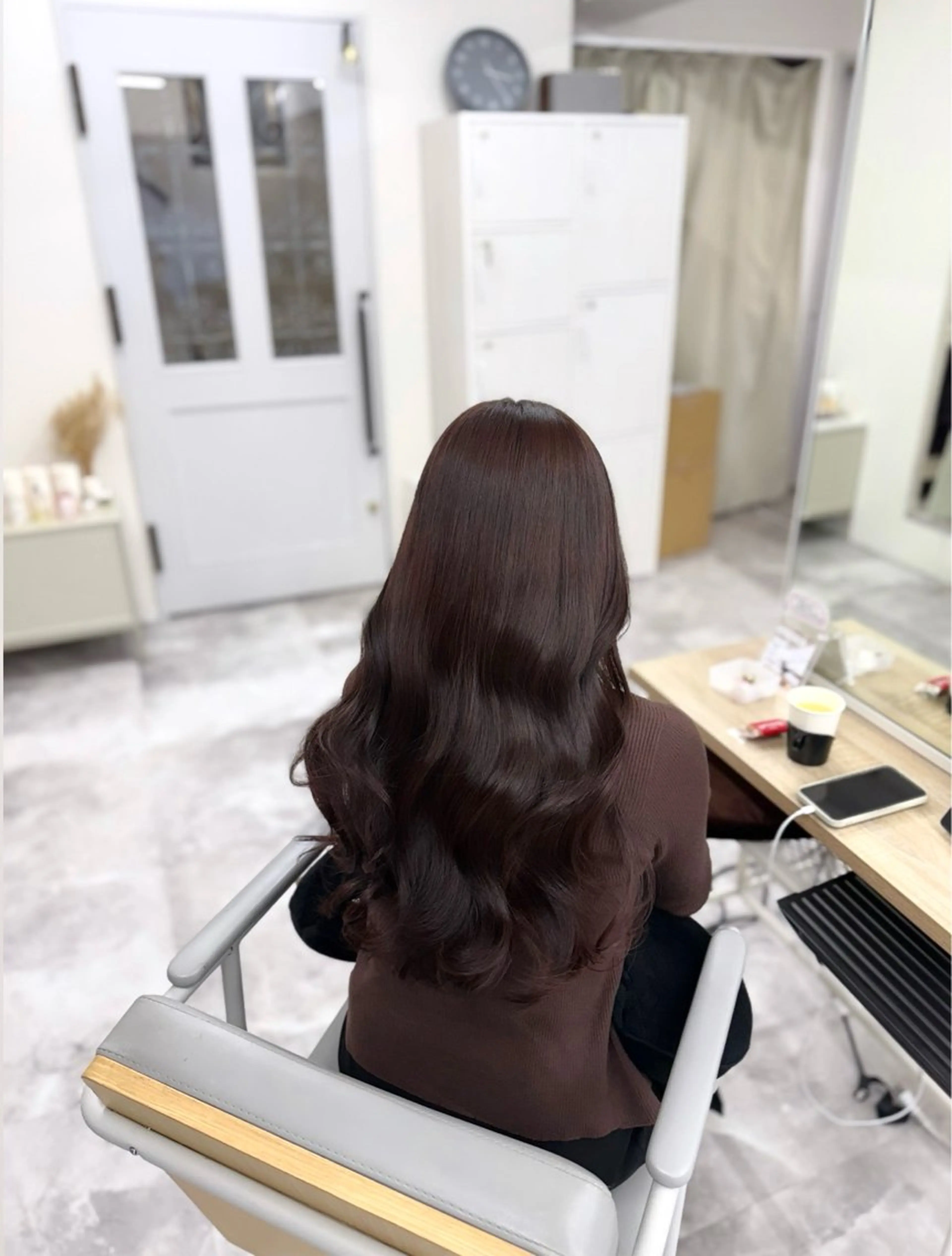 ロング ヘアアレンジ 水尻 佑奈のヘアスタイル