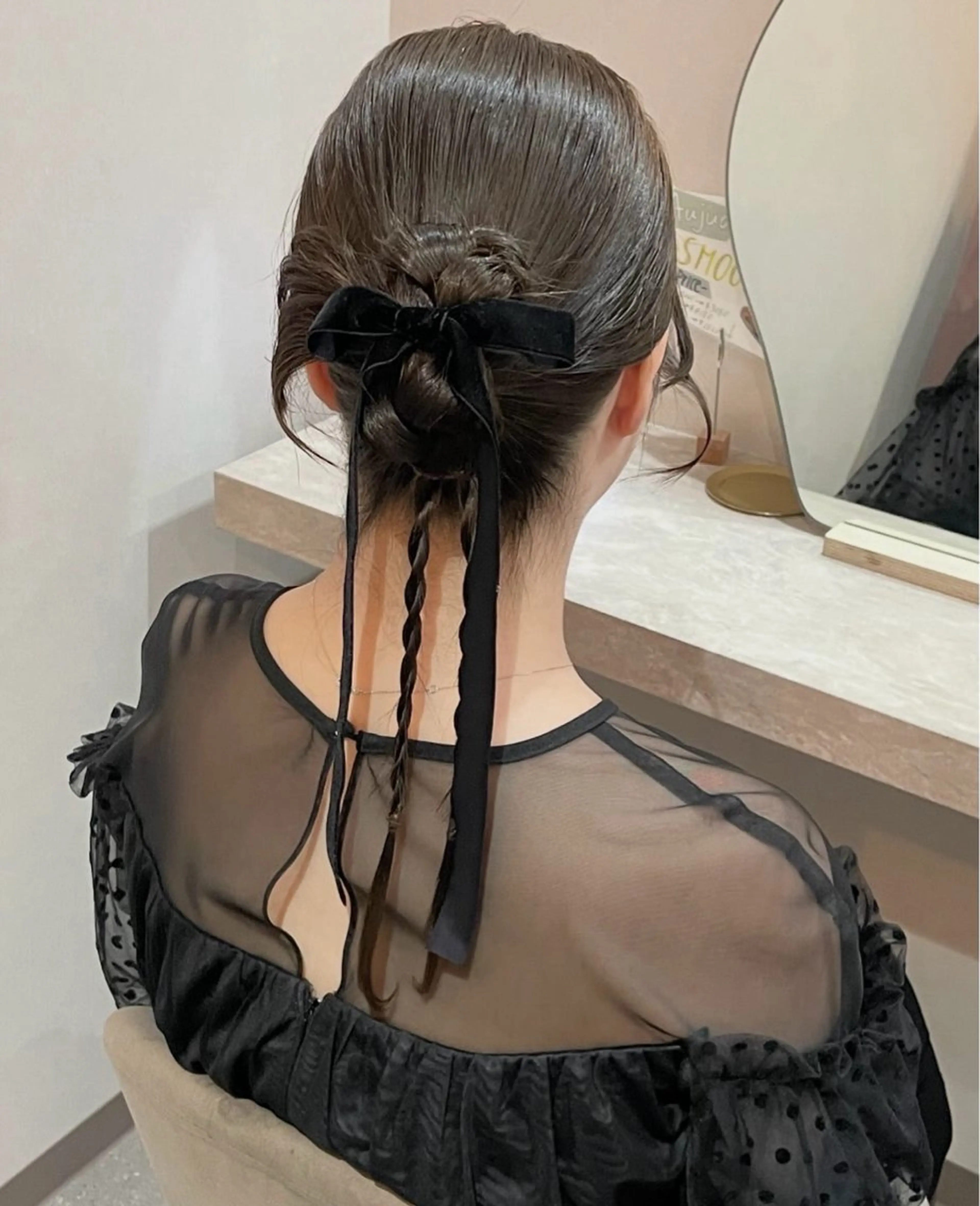 セミロング ヘアアレンジ Mila chihiroのヘアスタイル