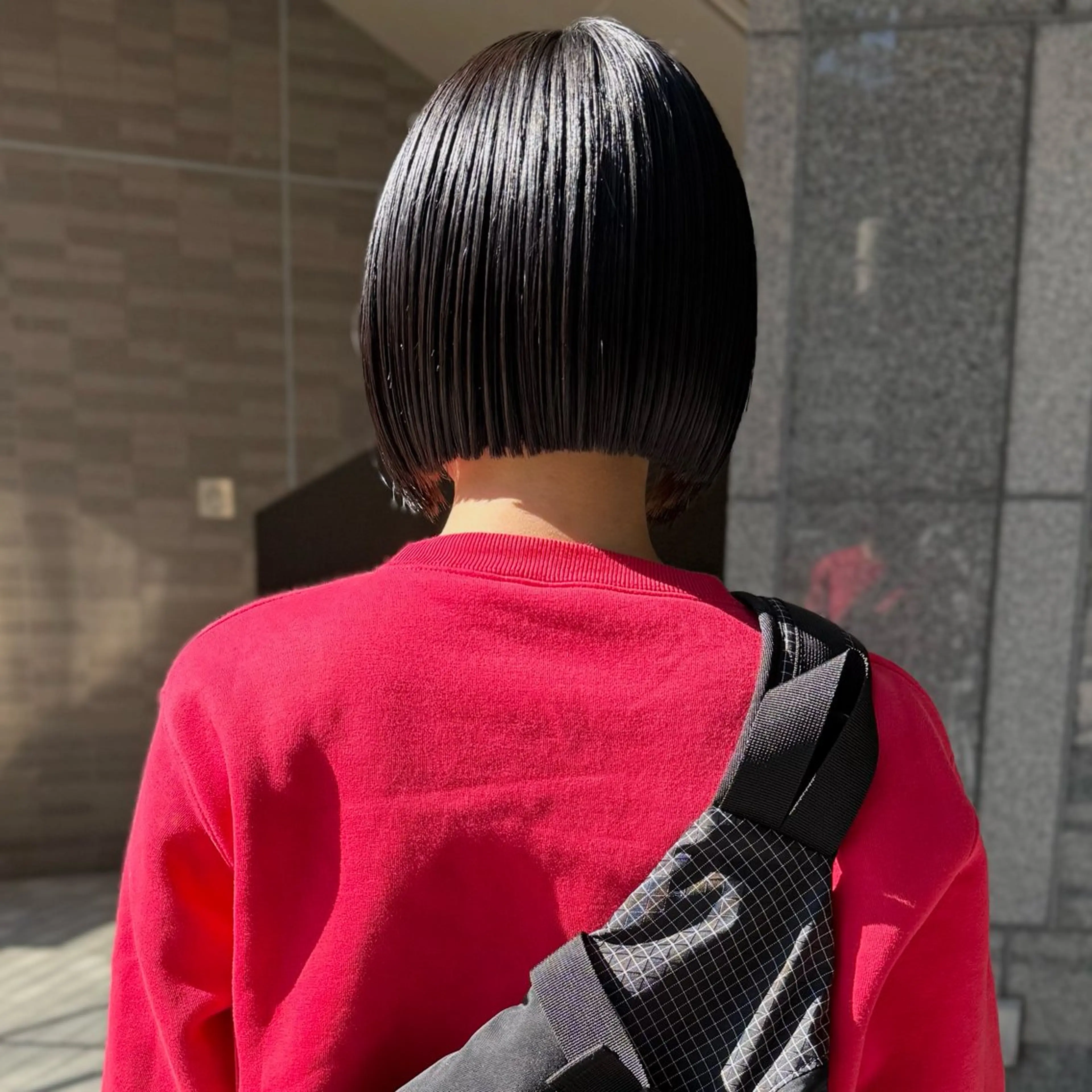 ショート ボブ/ショートボブ/ 岡山駅/別曽遥也のヘアスタイル