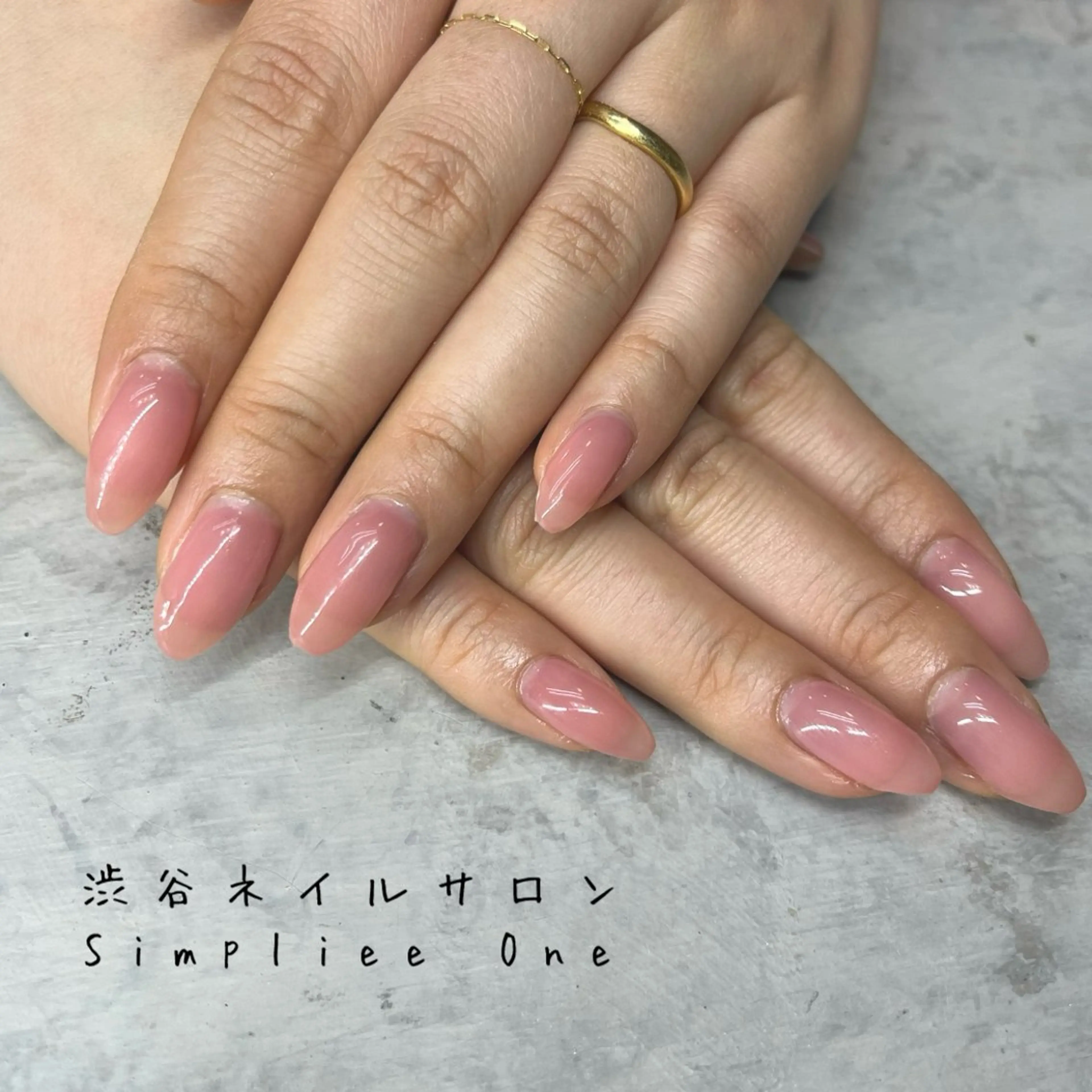 ネイル オフィスネイル シンプルネイル ワンホンネイル ハンドネイル シンプリーワン渋谷店 ️🫧MAI️🫧のネイルデザイン
