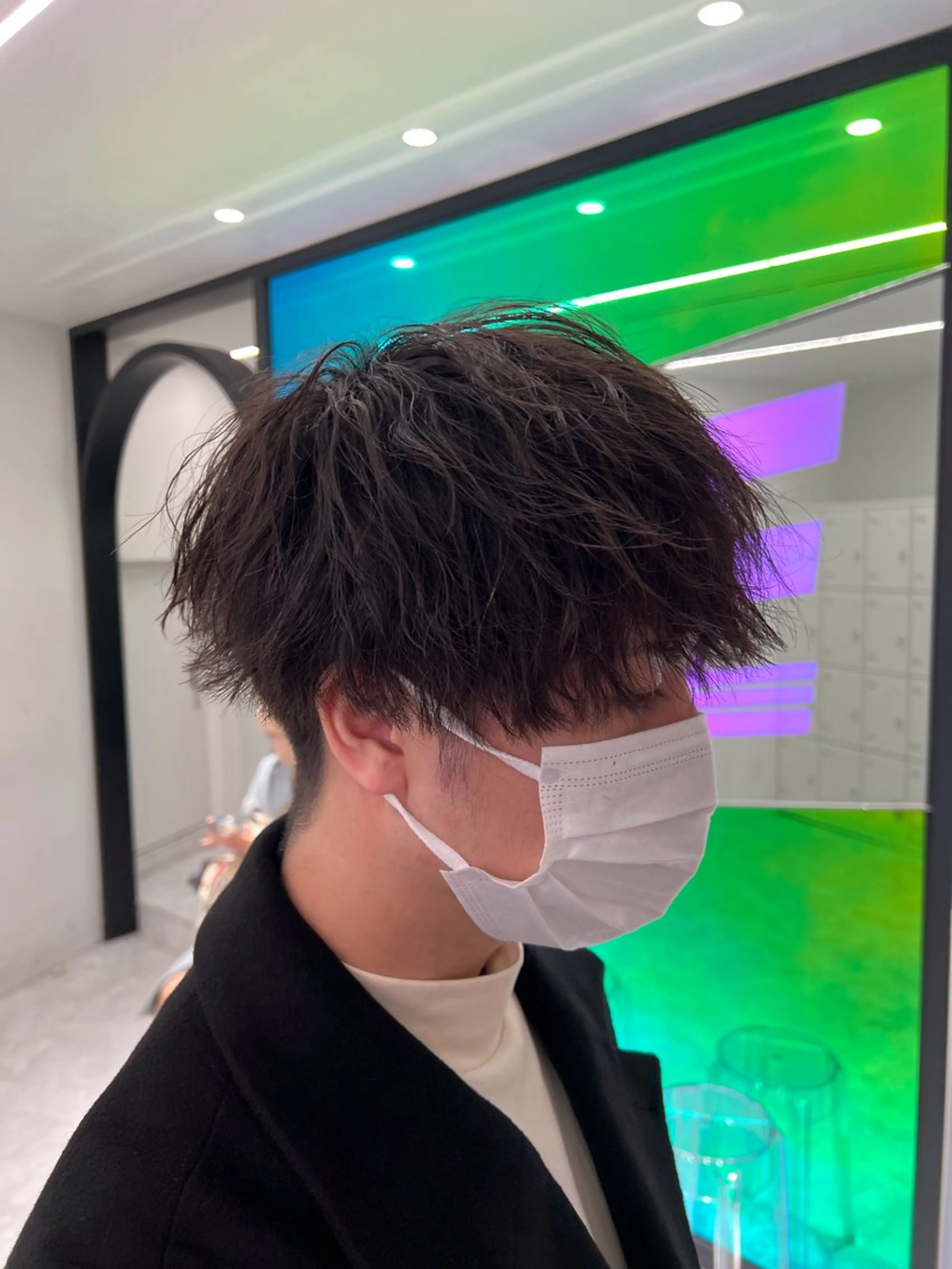 ショート パーマ ヘアアレンジ メンズ EMANON 3rd店所属・メンズパーマ指名多数 NAOKIのヘアスタイル