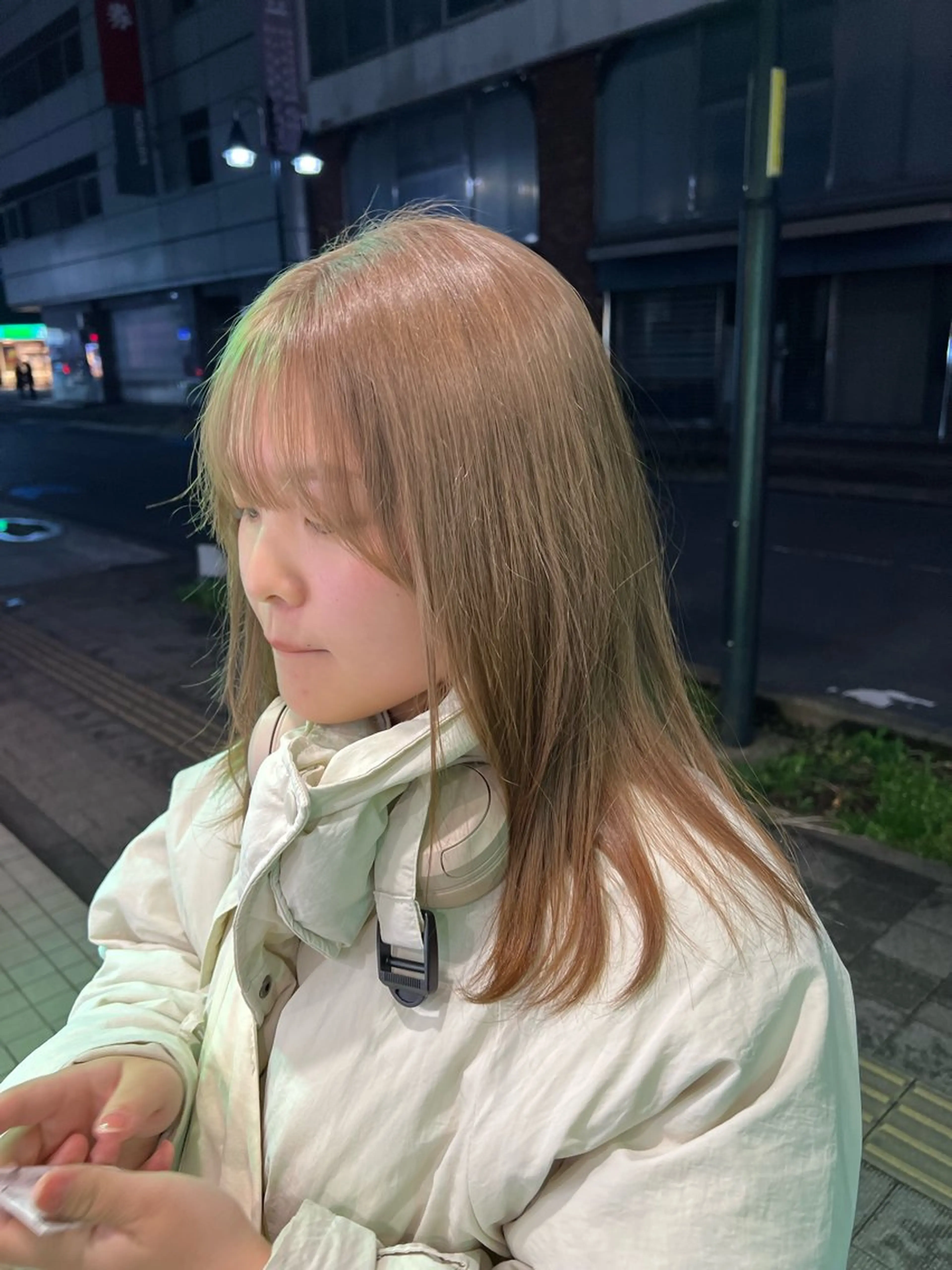 ミディアム カラー ヘアカラー トリートメント 🌞レイヤー×カラー 前川那津美🌞のヘアスタイル