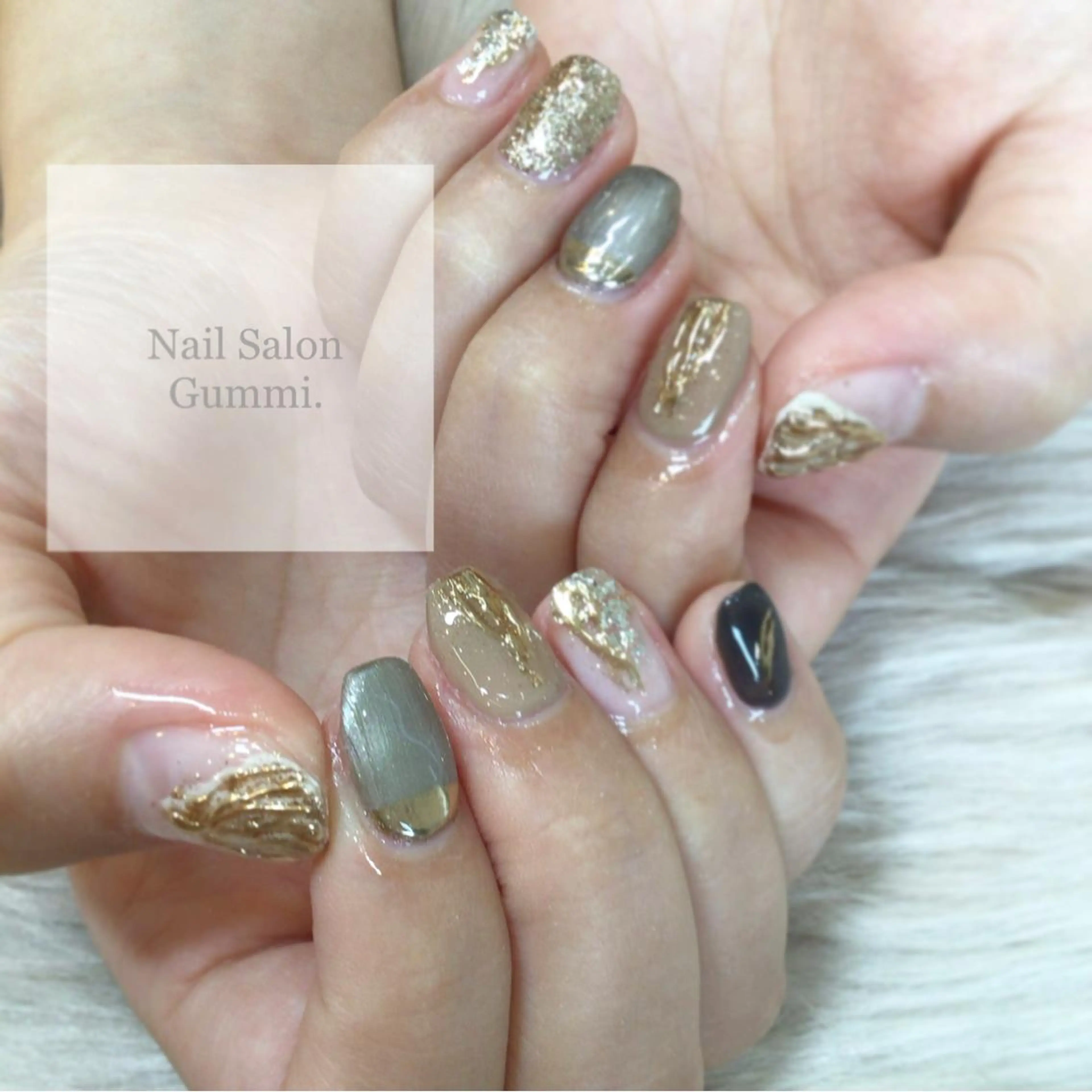 ネイル キラキラネイル 韓国ネイル ラメ(グリッター) ミラーネイル ニュアンスネイル Nail Salon Gummi.のネイルデザイン