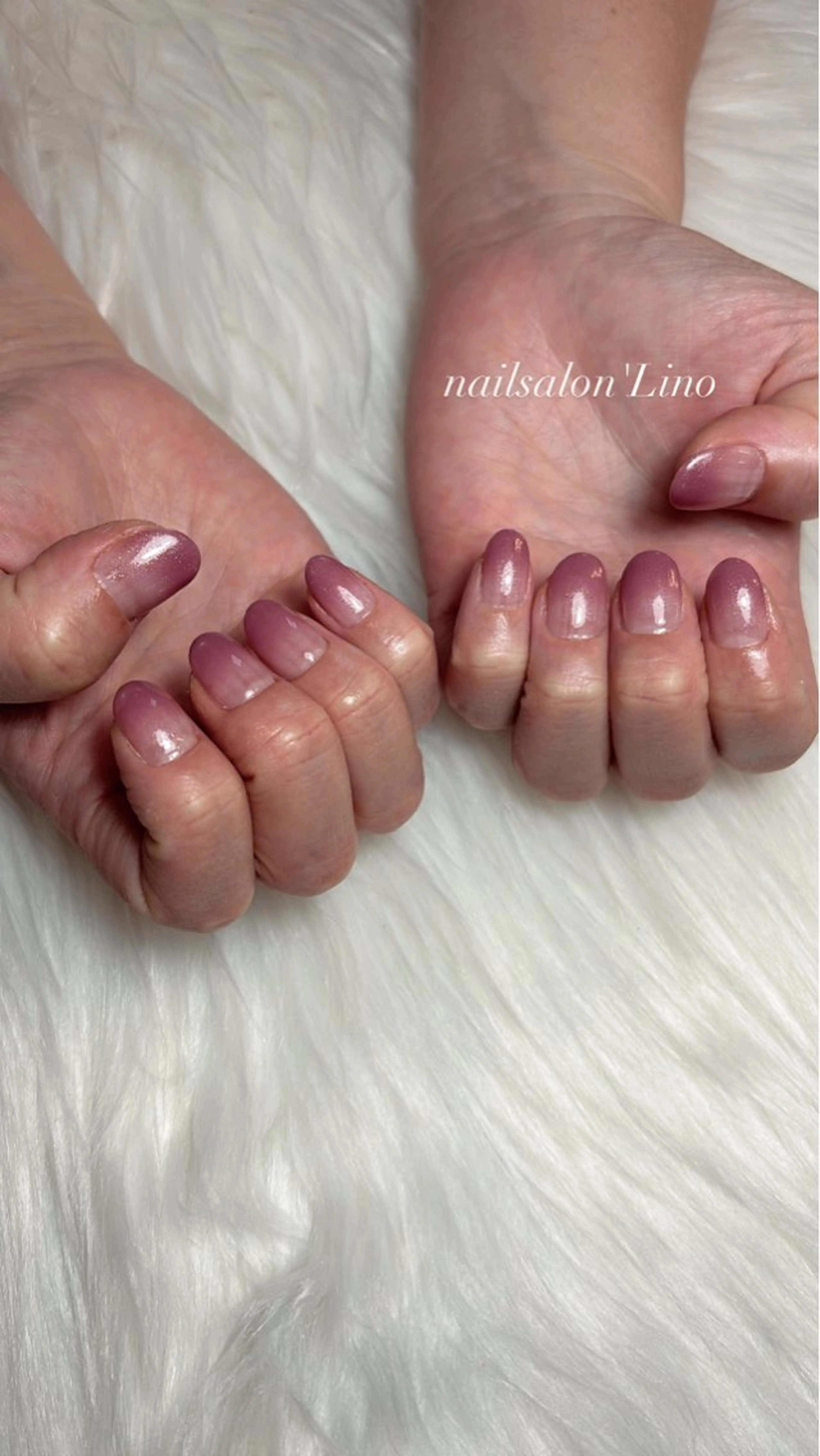 ネイル グラデーション ラメ(グリッター) フットネイル Lino𓂃⟡.· Chizuruのネイルデザイン