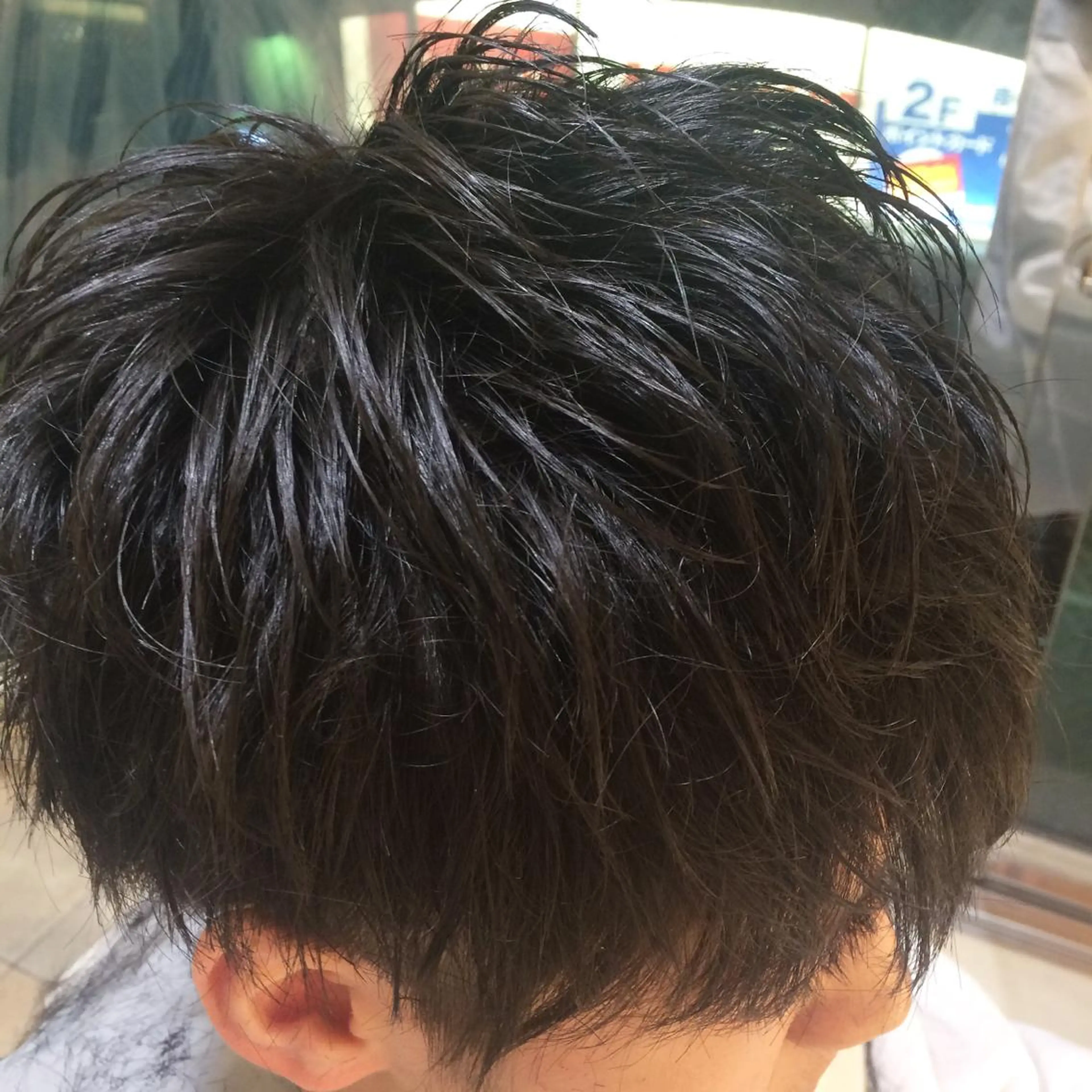カラー パーマ ヘアアレンジ メンズ マッシュ カット ヘアカラー メンズパーマの巨匠 鈴木純のヘアスタイル
