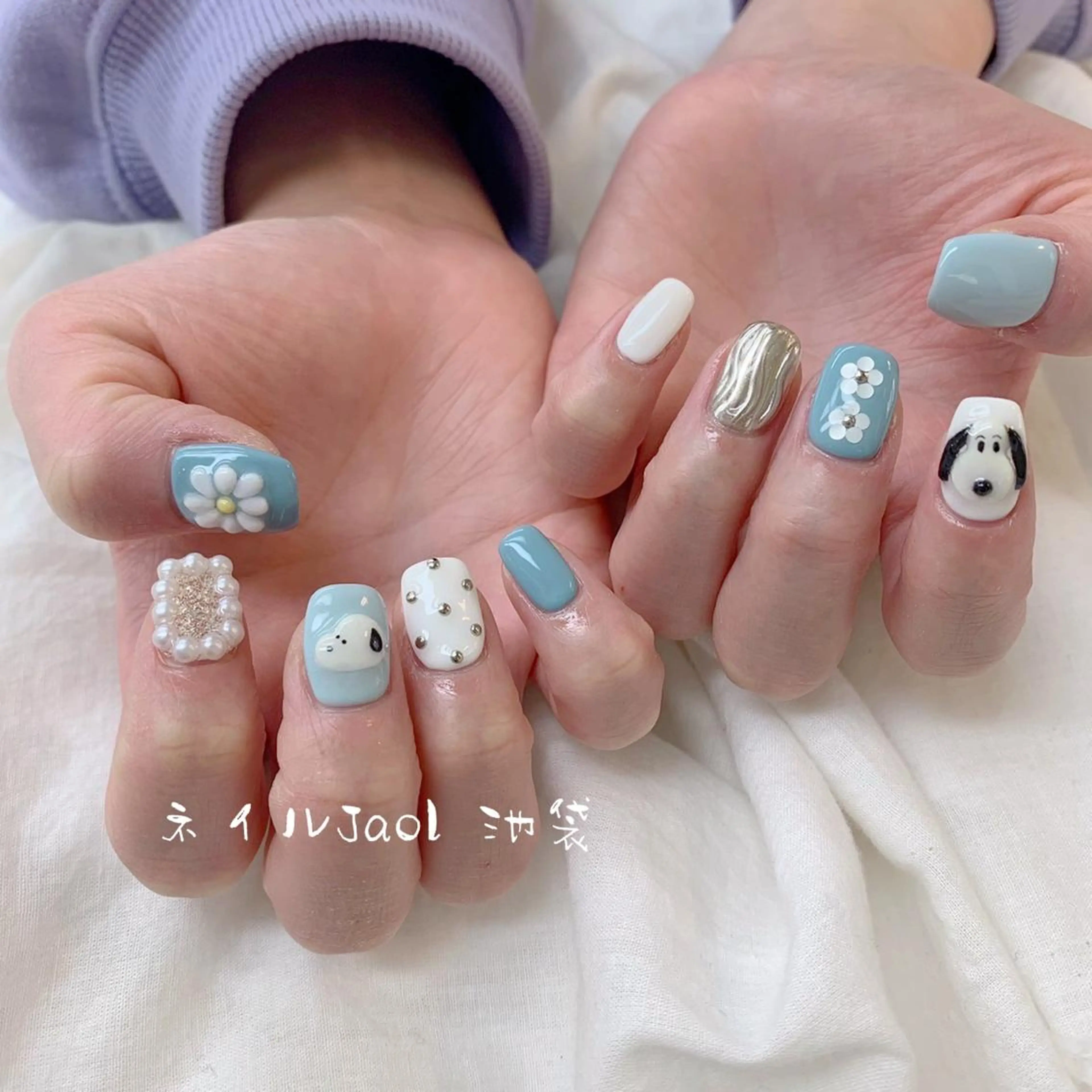 ミディアム nail jaol池袋店所属・ネイルJaol 池袋のネイルデザイン