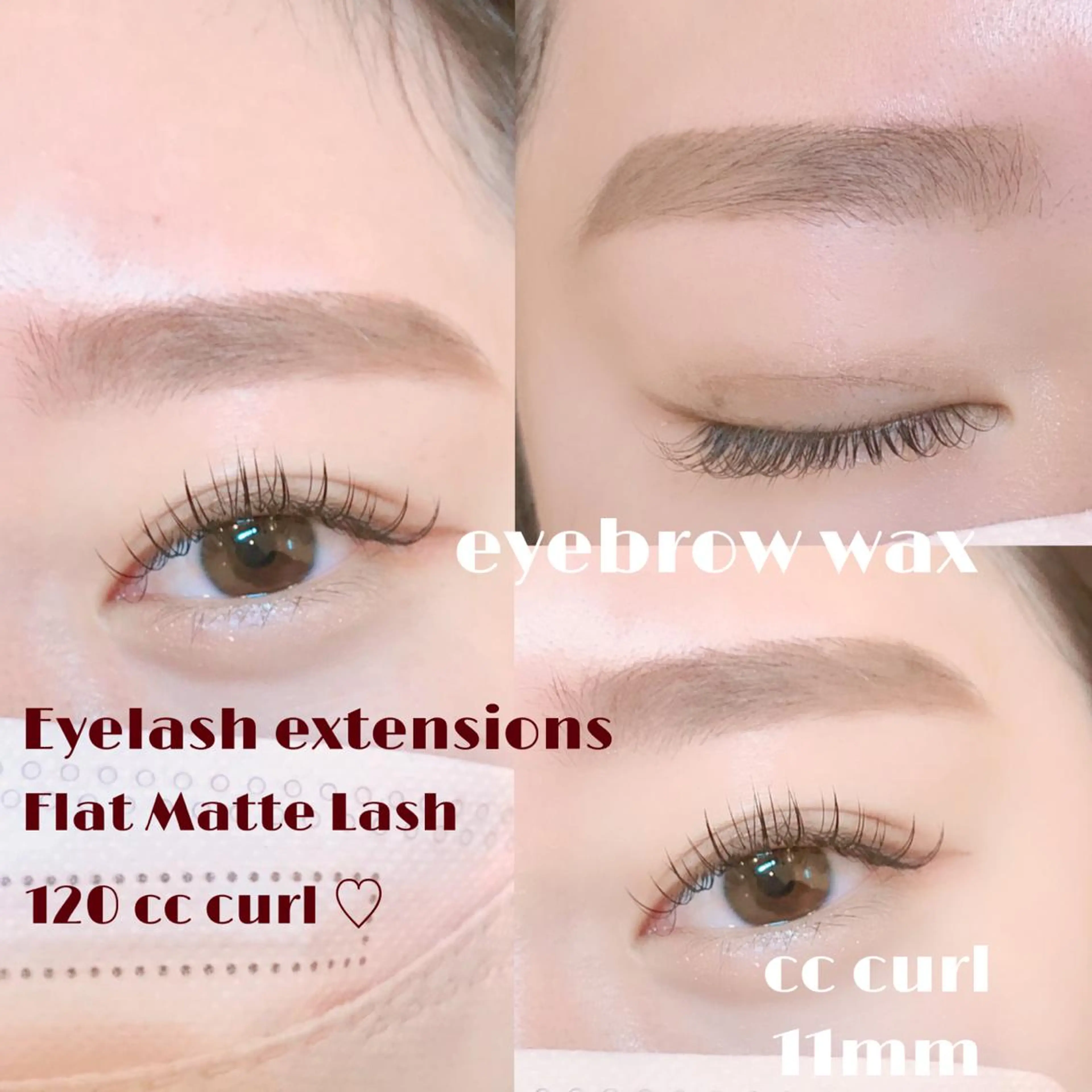 マツエク・マツパ アイブロウ 眉毛ワックス脱毛 CCカール Cカール フラットラッシュ beautysalon Kilig所属・Kilig 夙川店の眉毛・アイブロウイメージ