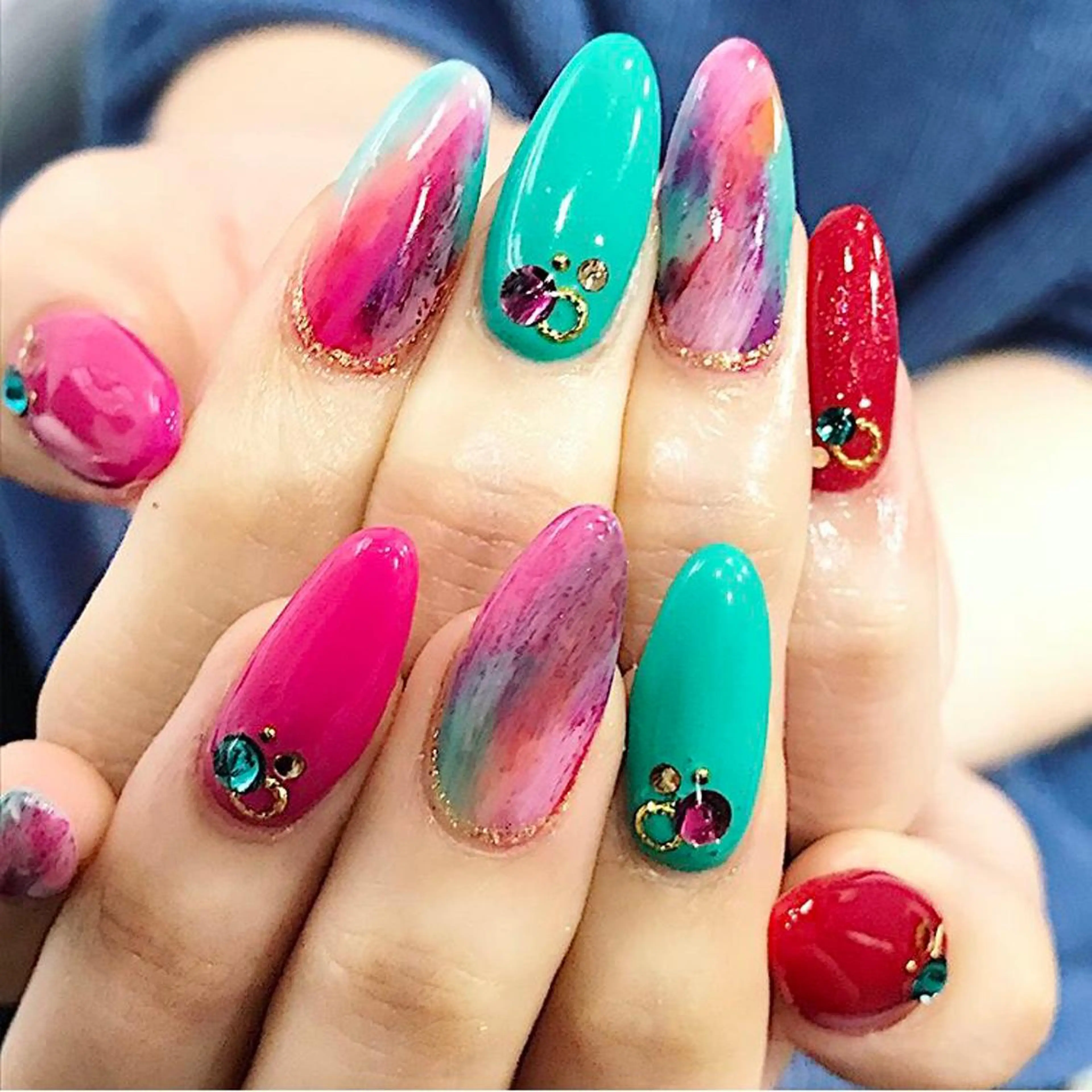 ネイル ジェルネイル スカルプネイル 渋谷ビュレネイル Kaoruのネイルデザイン