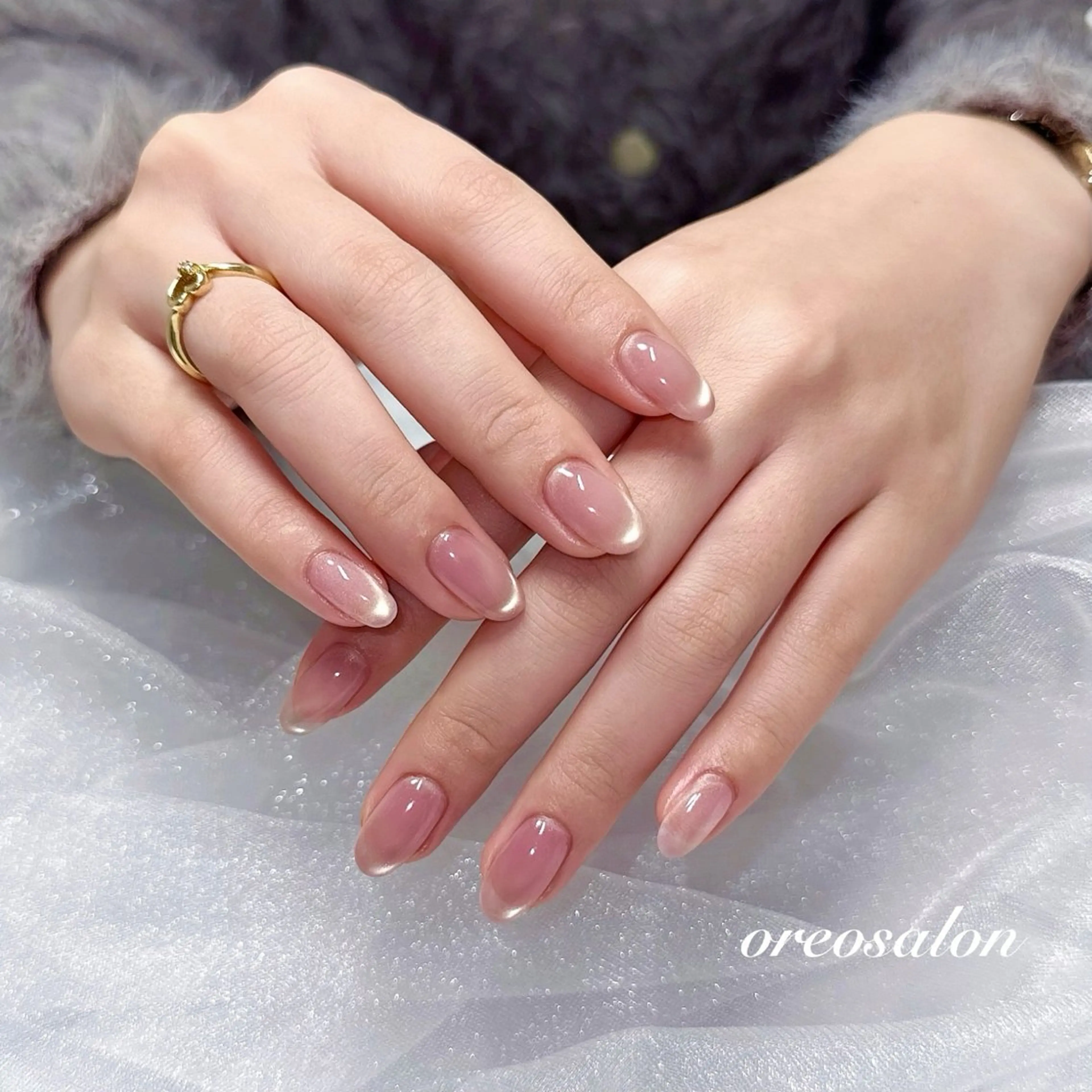 ネイル フラッシュネイル ジェルネイル ガーリー ハート キラキラネイル ハンドネイル oreo salon miyu 池袋のネイルデザイン