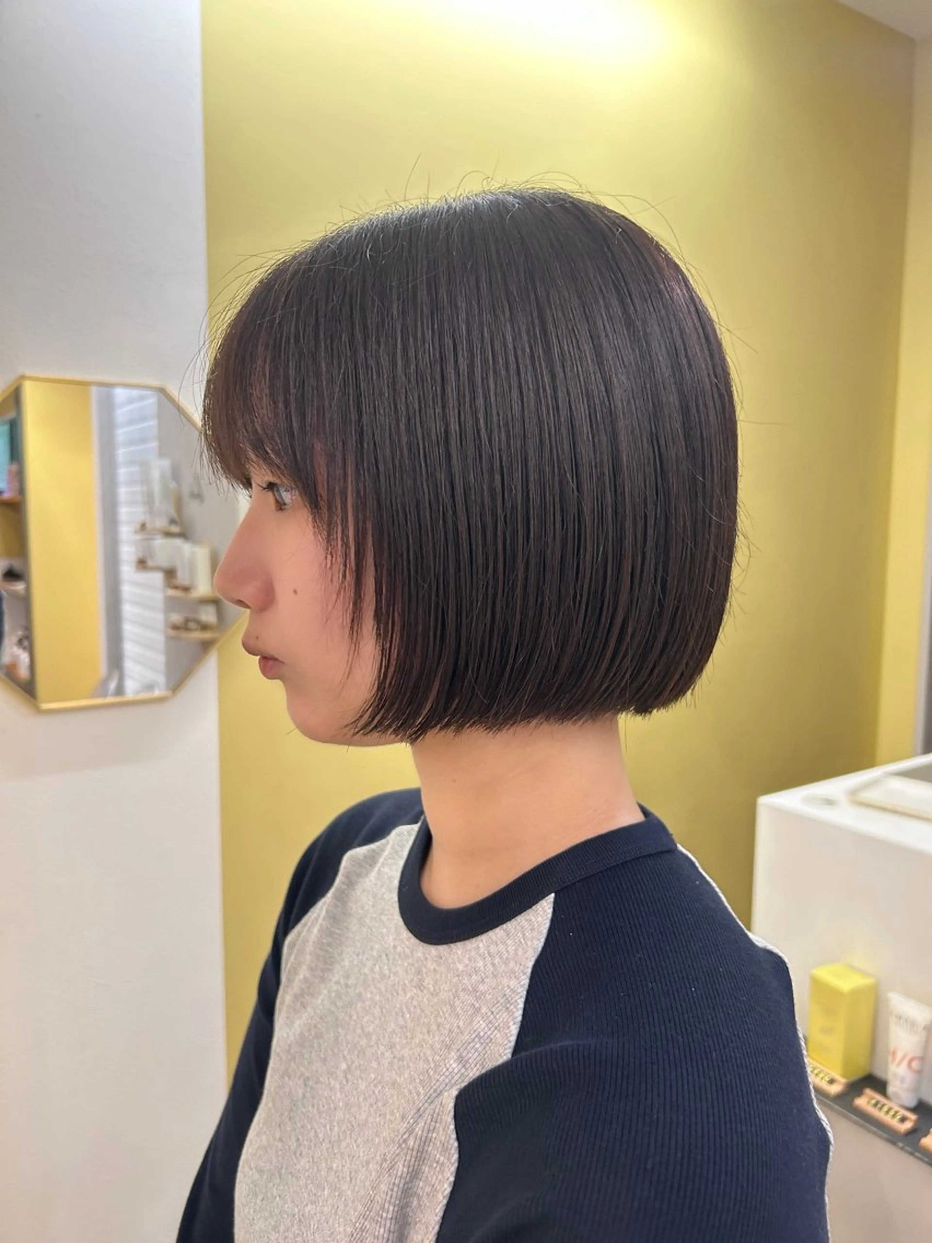 ショート ボブ カット トリートメント hub hair レイヤー/透明感のヘアスタイル