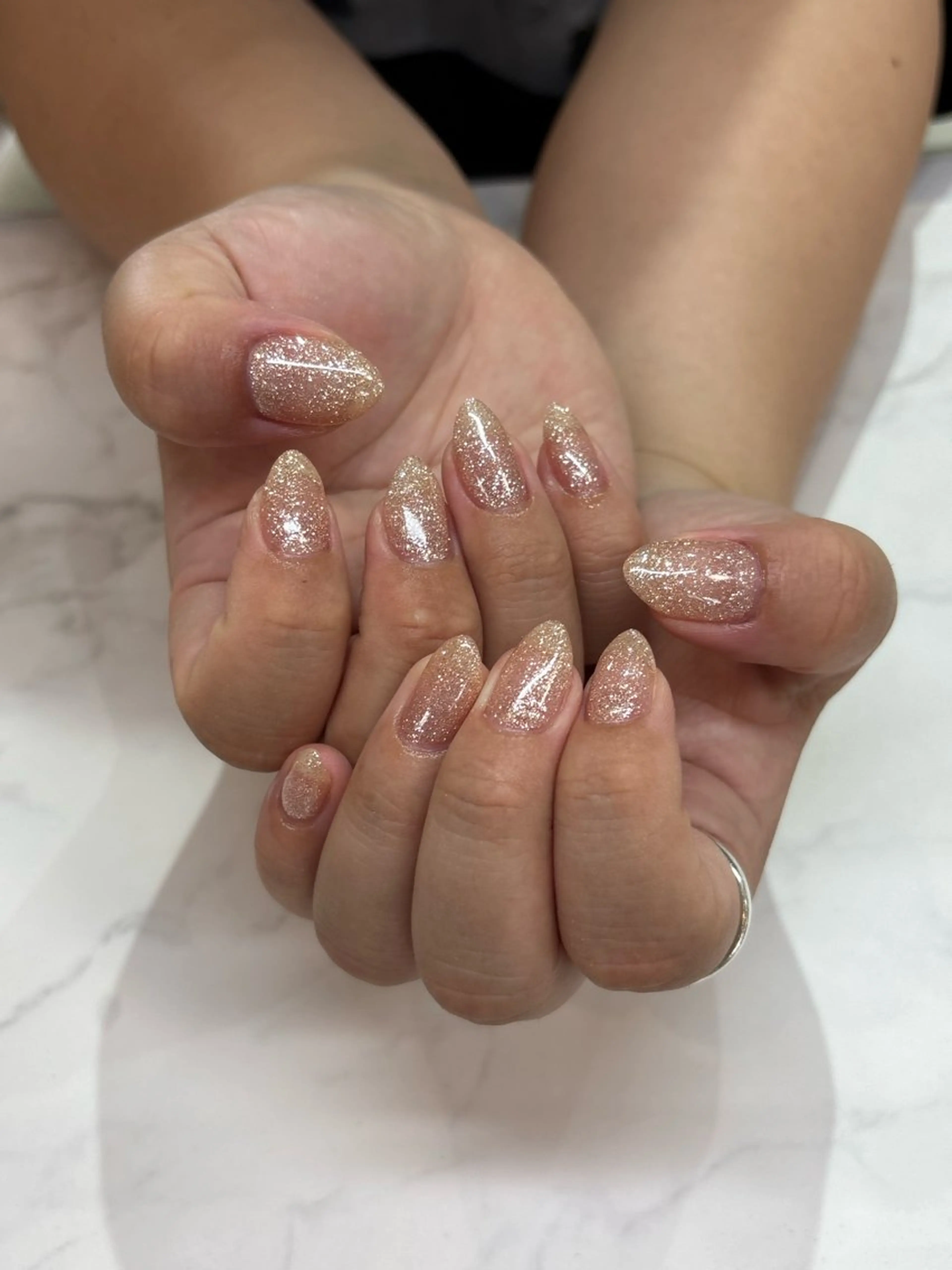 ネイル 長さ出し スカルプネイル ハンドネイル lalaroom. nailsalon航空公園店所属・lala room.のネイルデザイン