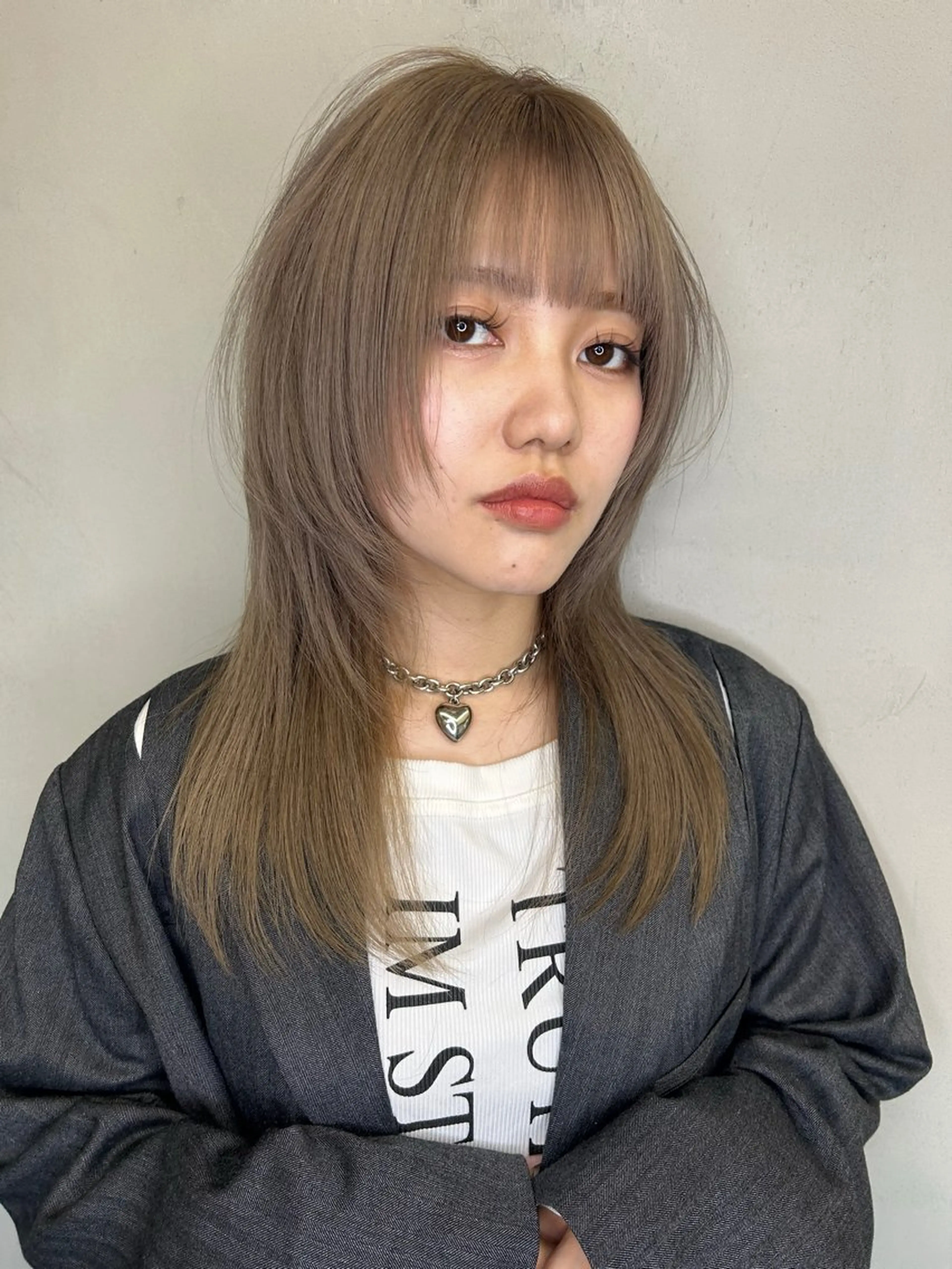 セミロング カラー カット ヘアカラー トリートメント Haru/THREE …by velvetのヘアスタイル