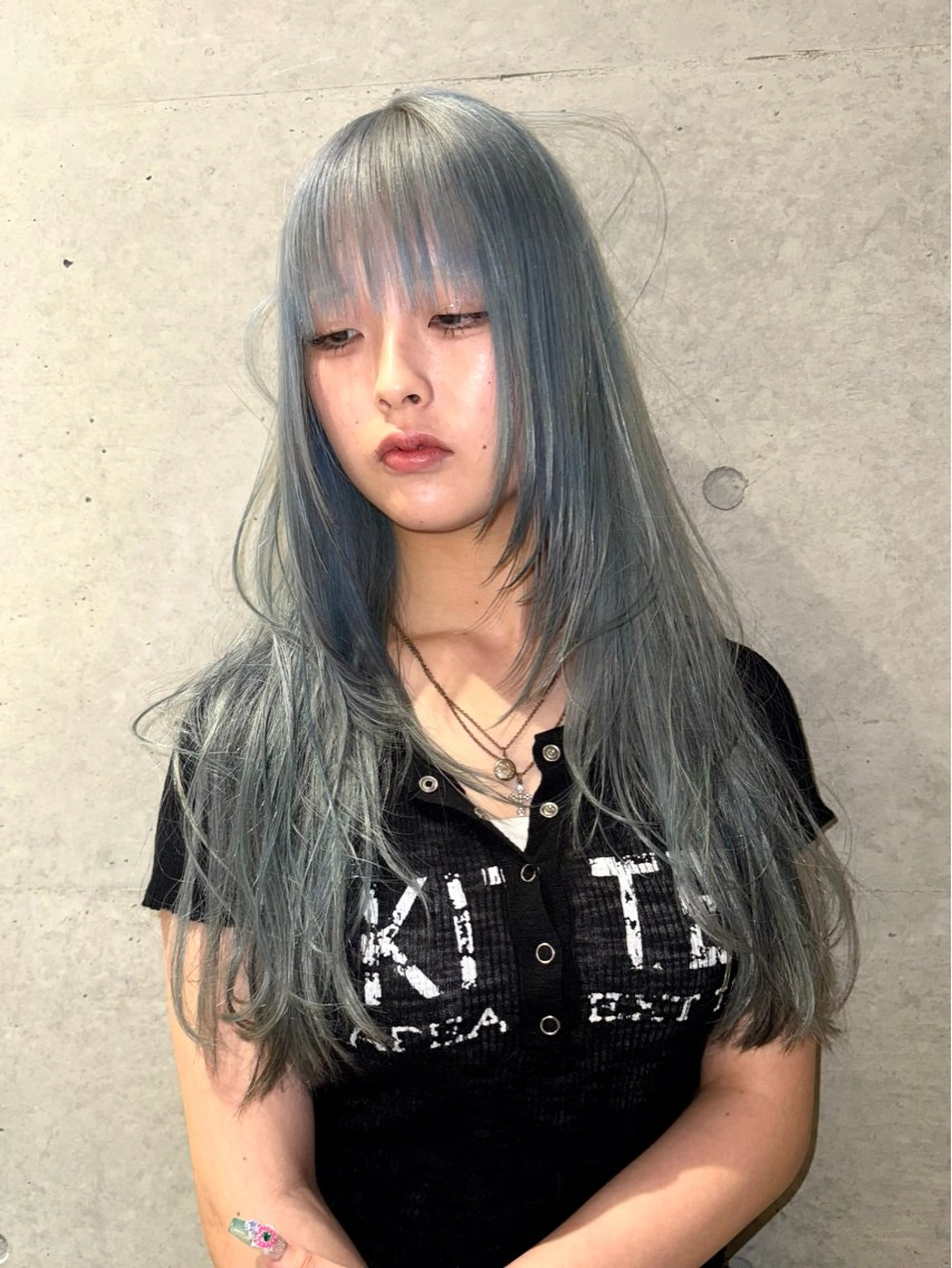 ロング カラー デザインカラー⭐︎★ 🐆hyo🐆のヘアスタイル