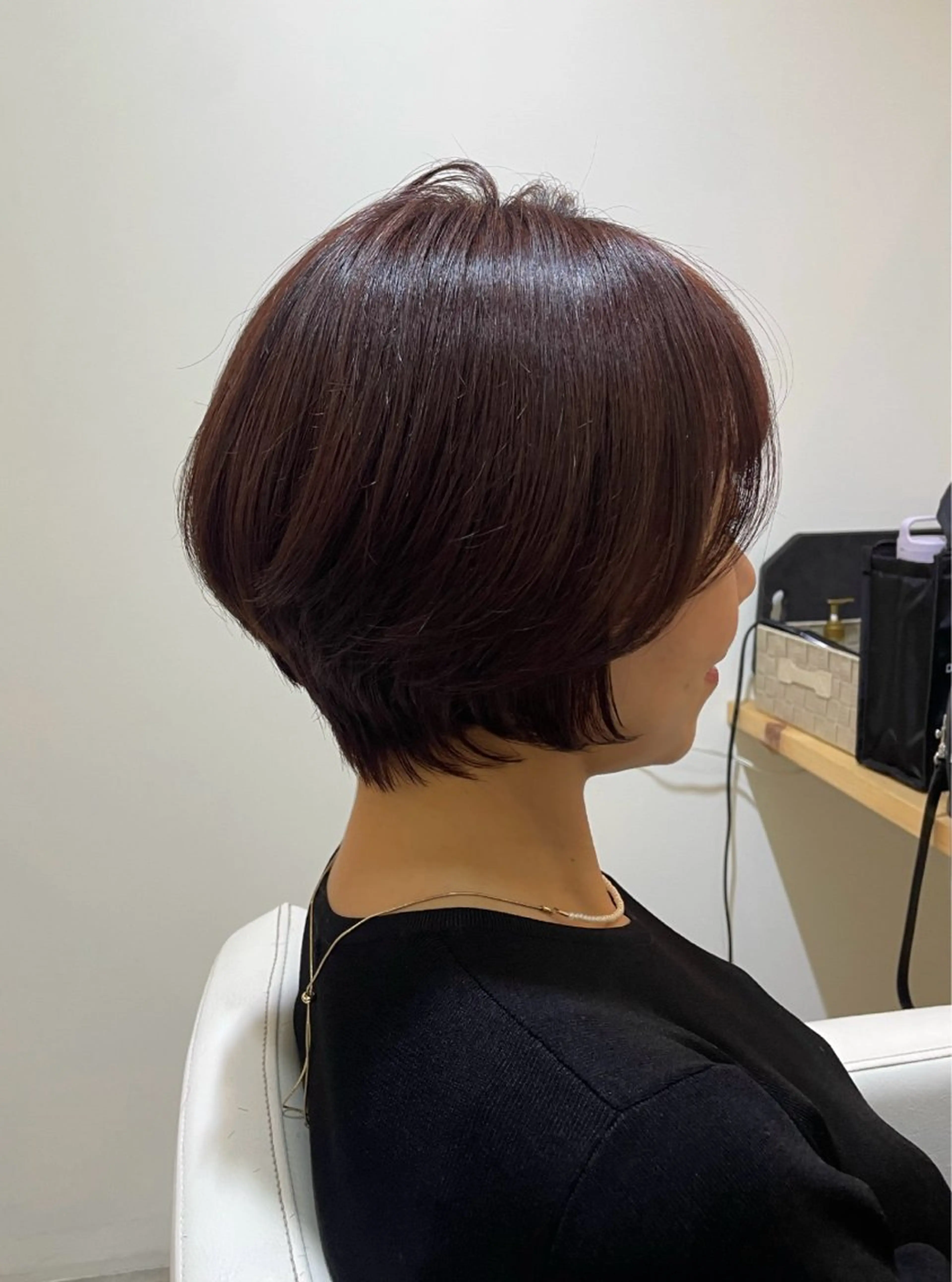 ショート カラー 顔周りカット カット ヘアカラー トリートメント 艶カラー/ハイトーン Anjuのヘアスタイル