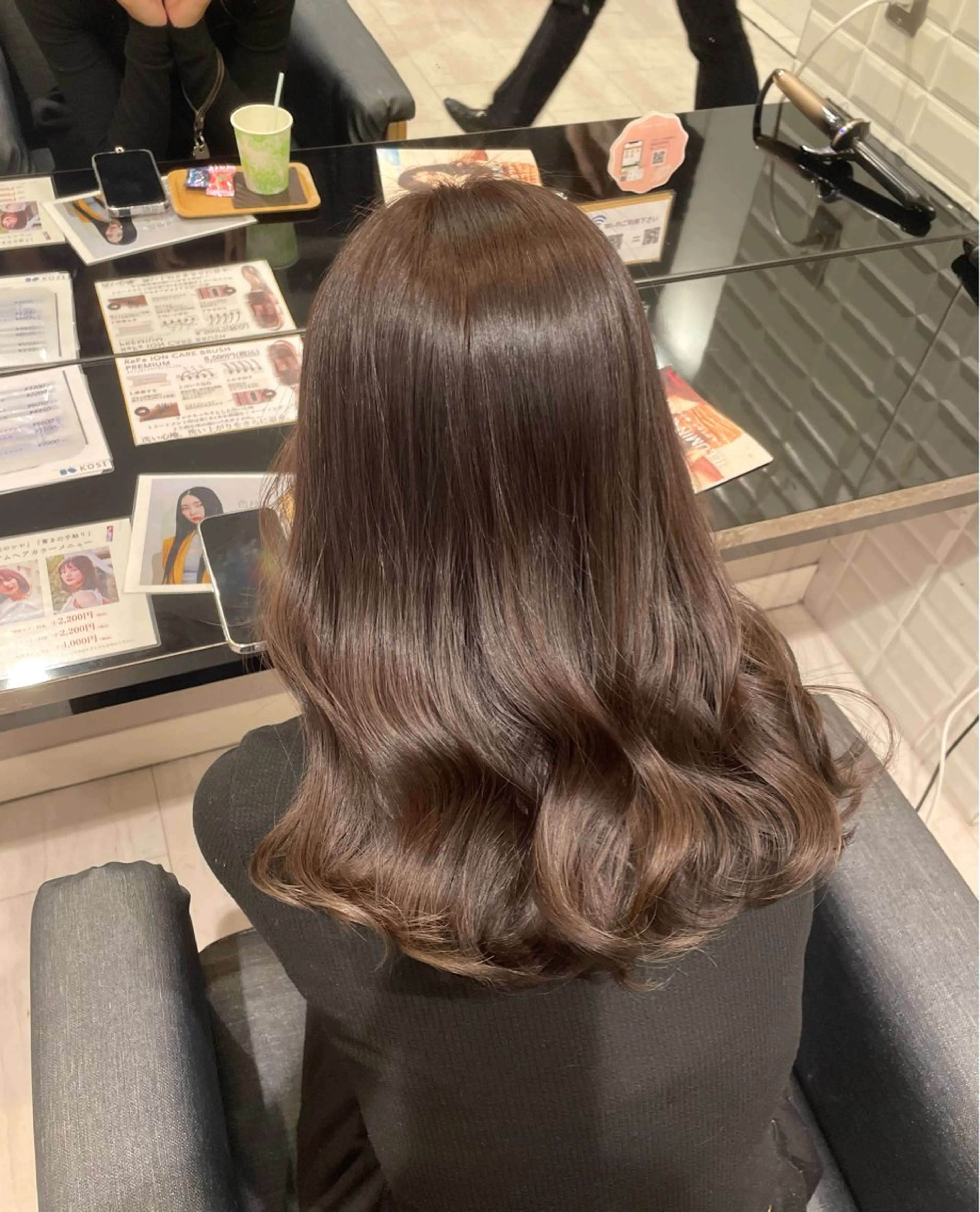 セミロング momone🍒 メンズカットパーマのヘアスタイル