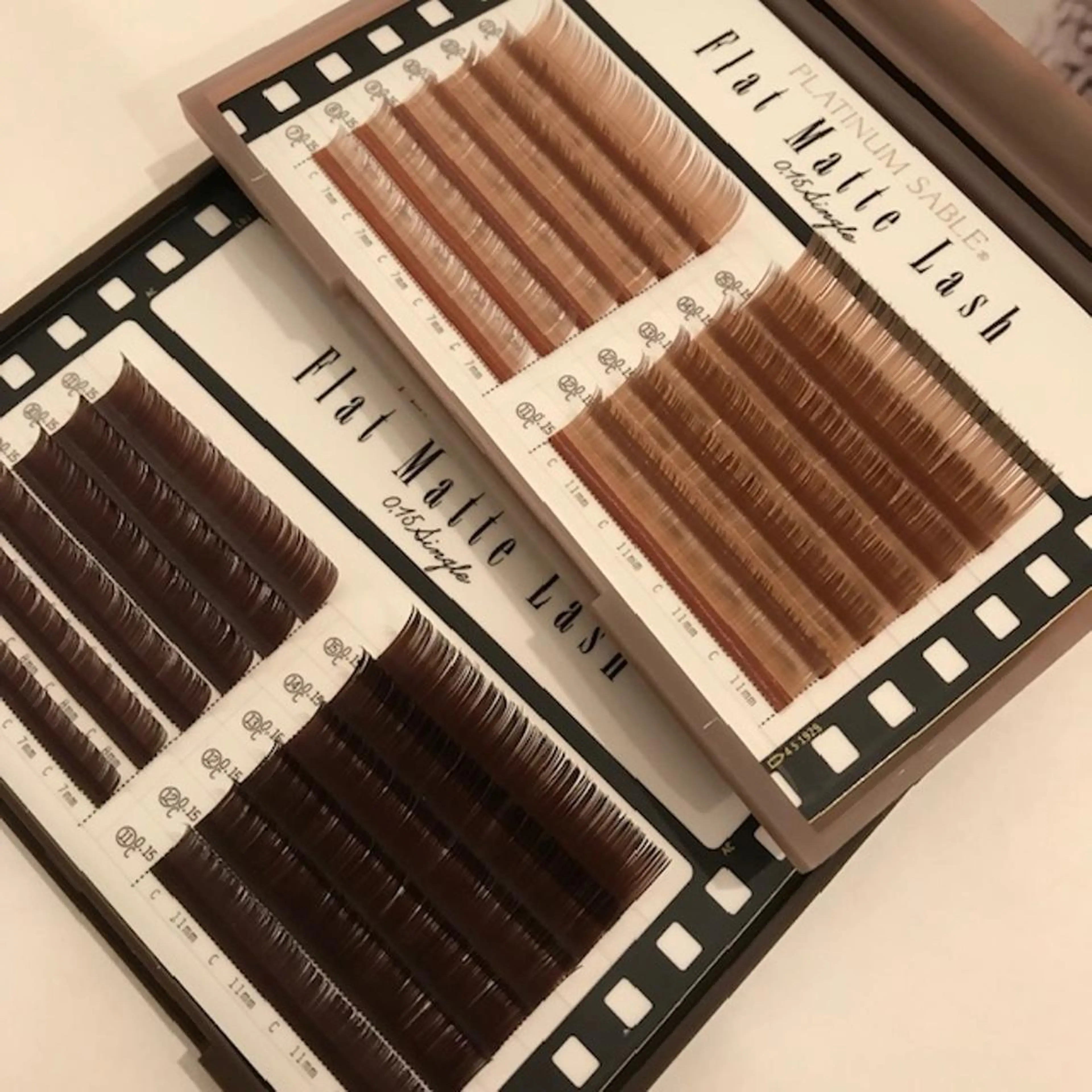 マツエク・マツパ カラーマツエク フラットラッシュ Ruche 福島のマツエク・マツパデザイン