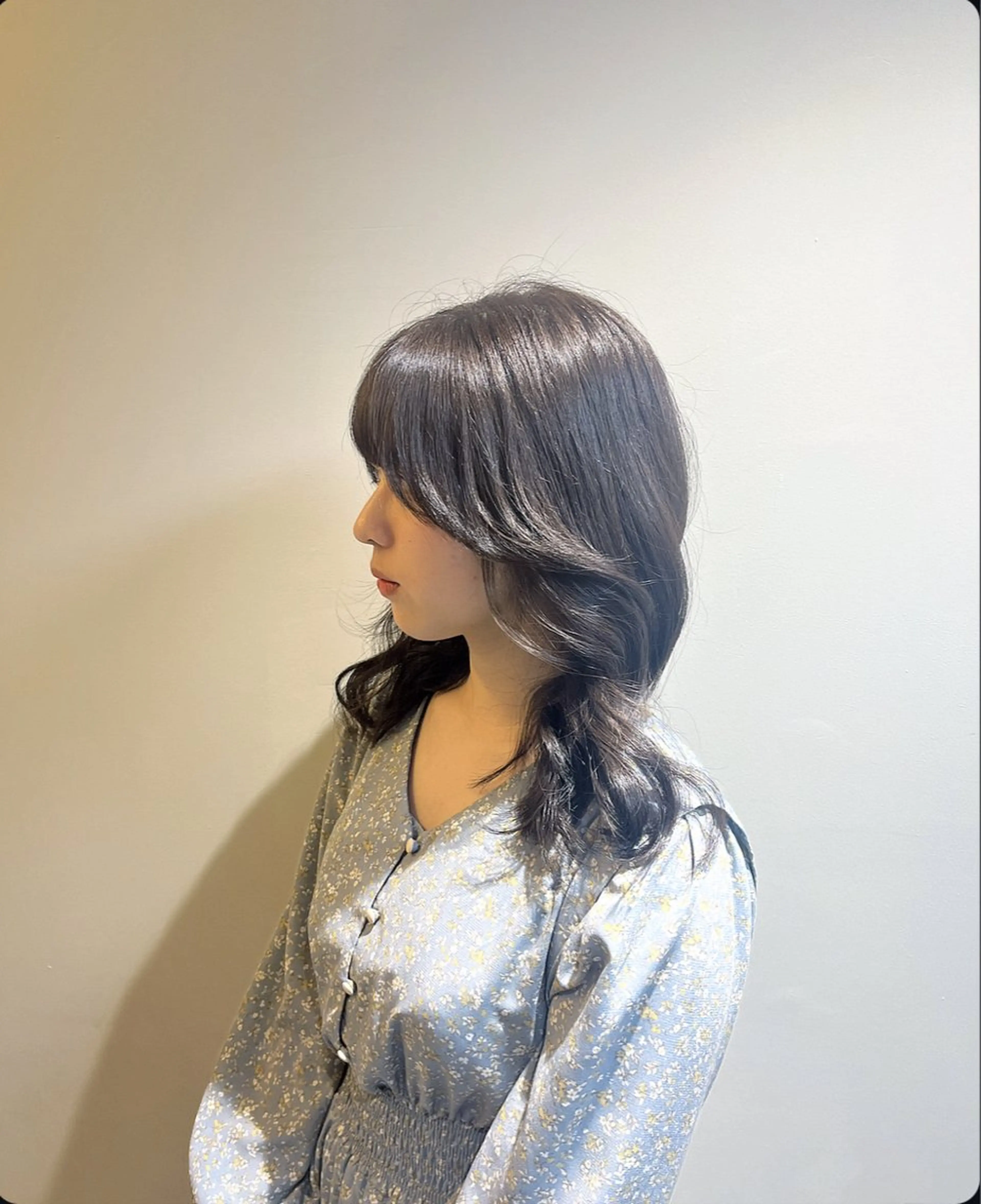 ミディアム カラー ベージュカラー ヘアカラー トリートメント ヘアセット 髪質改善/艶髪 /SARA💕のヘアスタイル