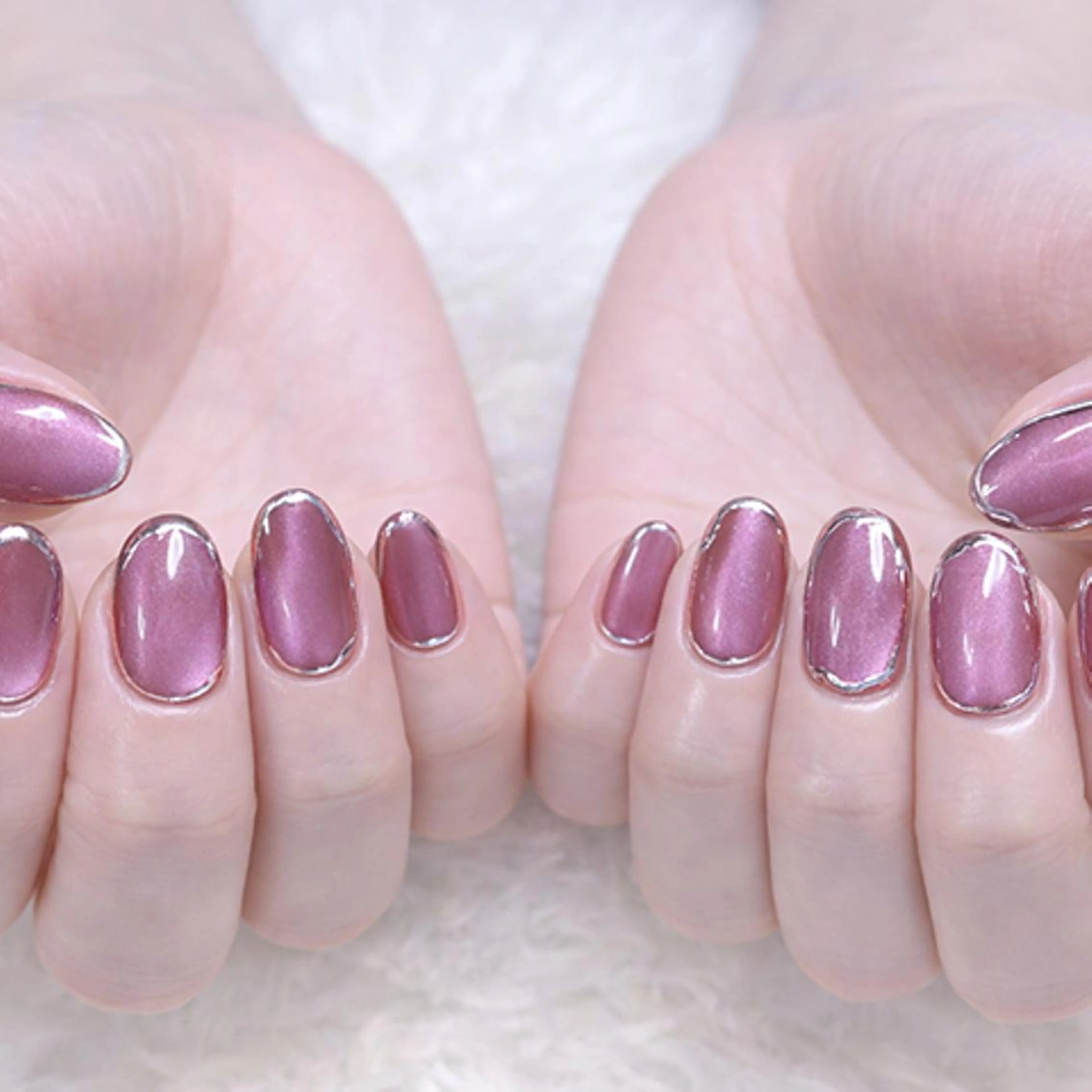 ネイル マグネットネイル ミラーネイル ハンドネイル Miku. Nのネイルデザイン