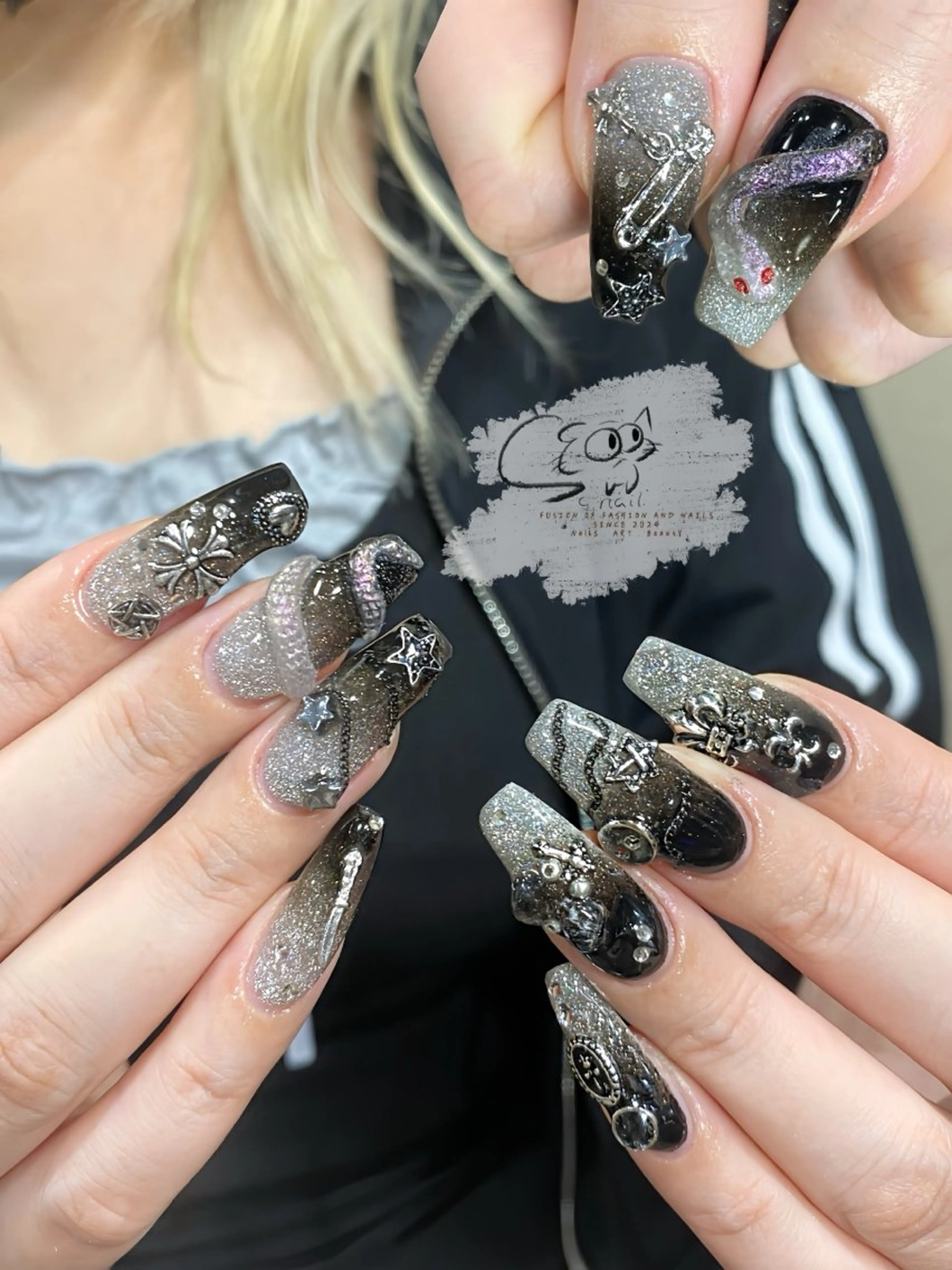 ネイル チークネイル フレンチネイル グラデーション マグネットネイル ワンカラーネイル ハンドネイル S.nail所属・S.nail _のネイルデザイン