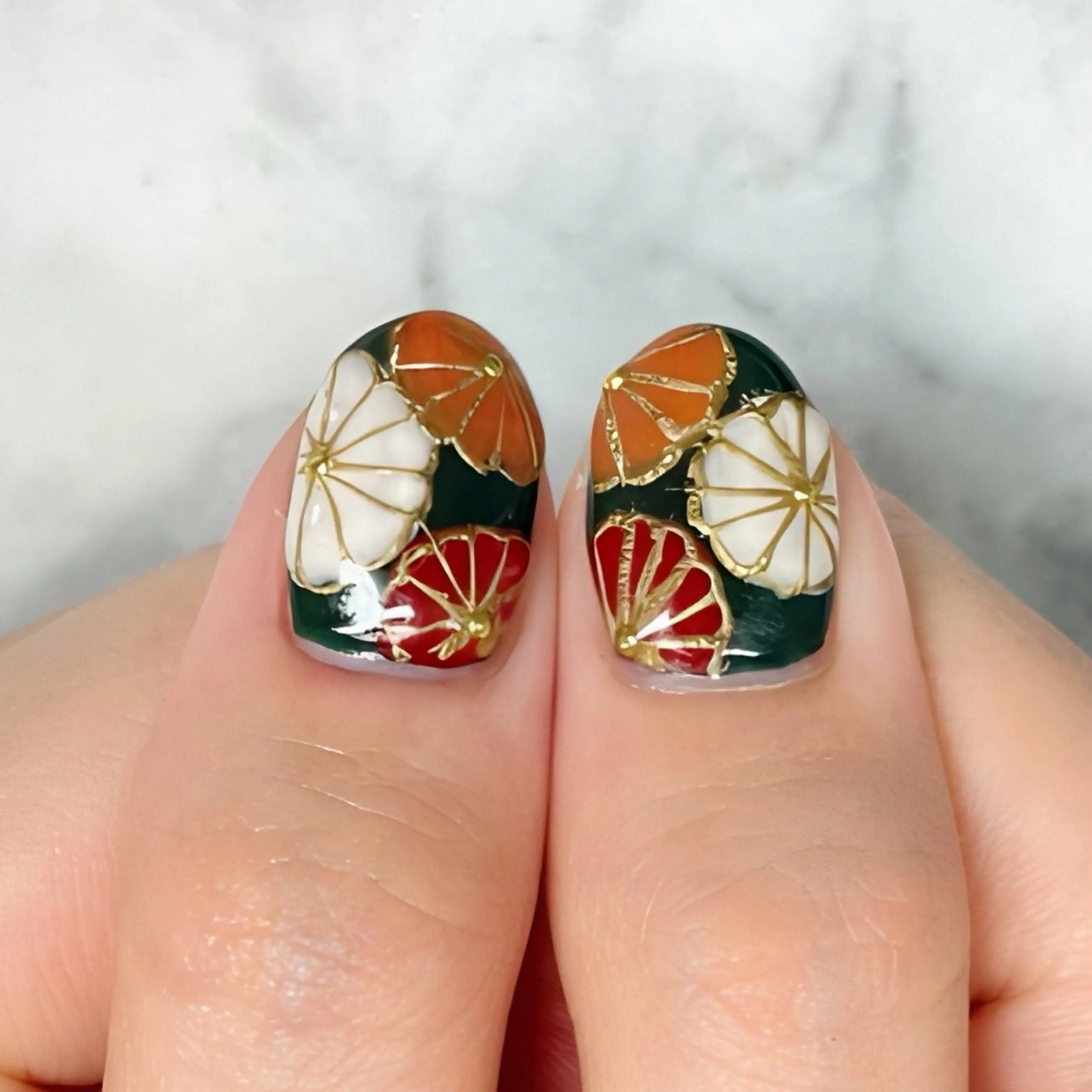 ネイル 成人式 ハンドネイル ユキコ ネイルのネイルデザイン