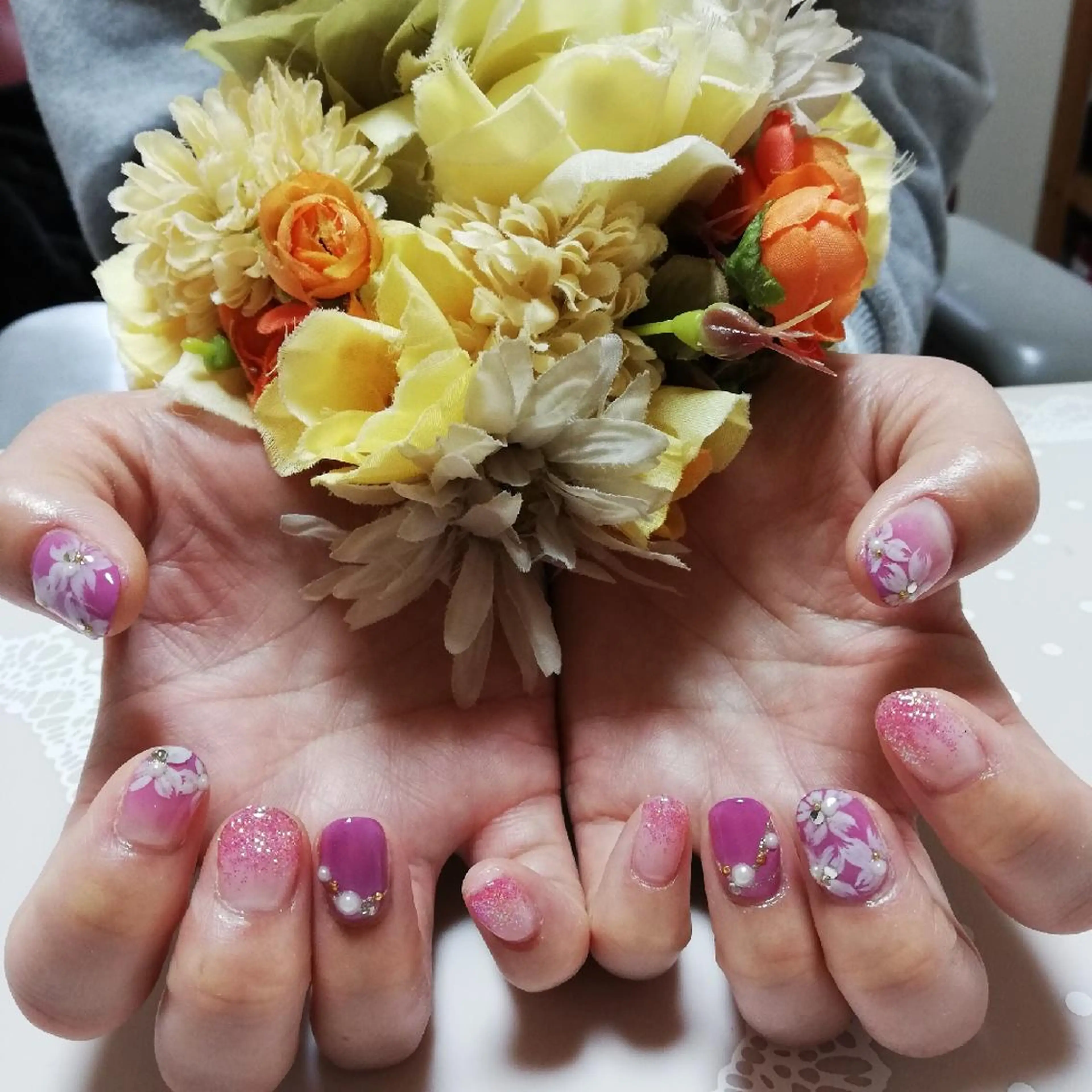 ネイル 桜ネイル 春ネイル ネイル junkoのネイルデザイン