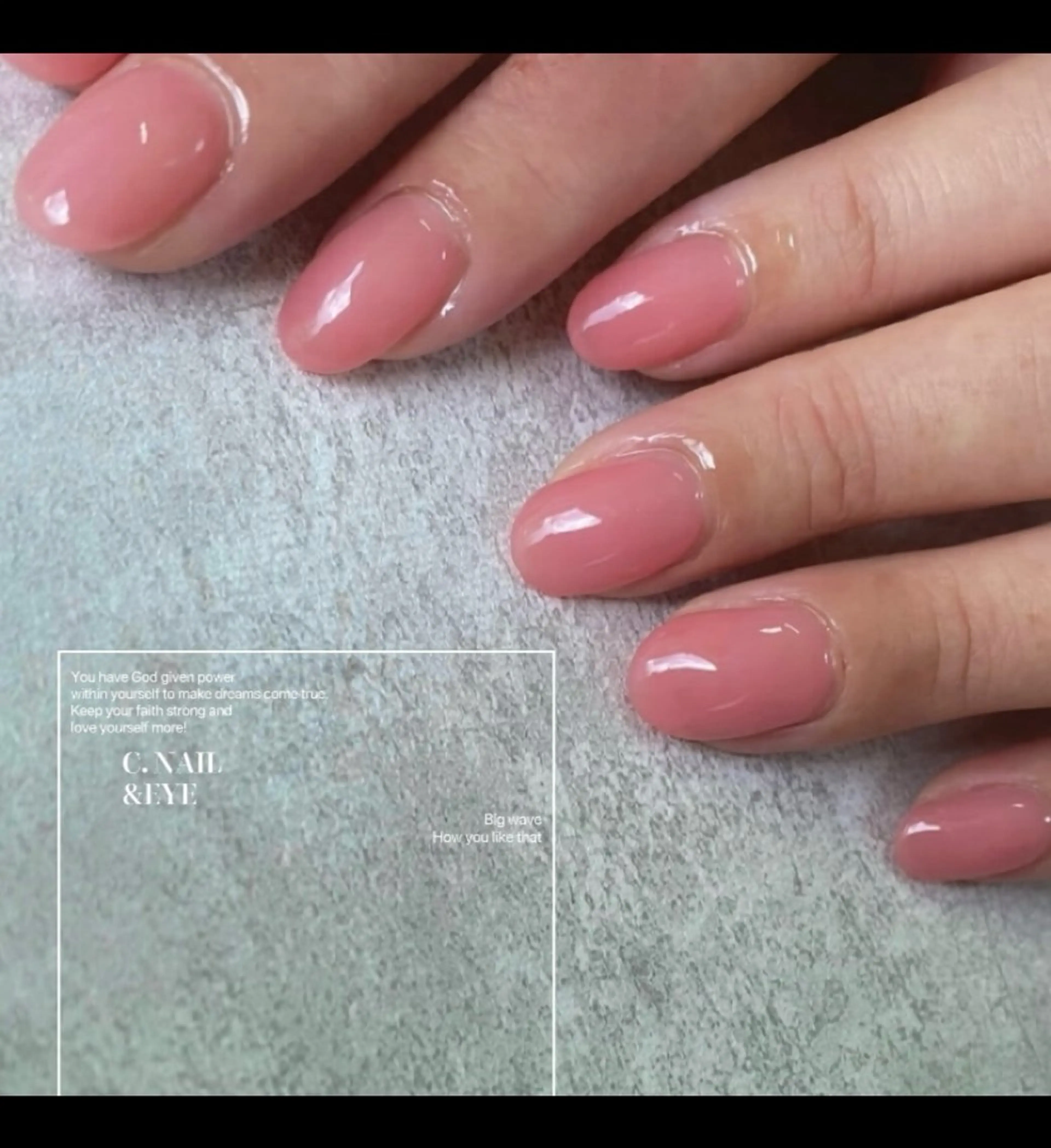 ネイル ワンカラーネイル ピンク 春ネイル ハンドネイル C.Nail &Eye筑紫駅のネイルデザイン