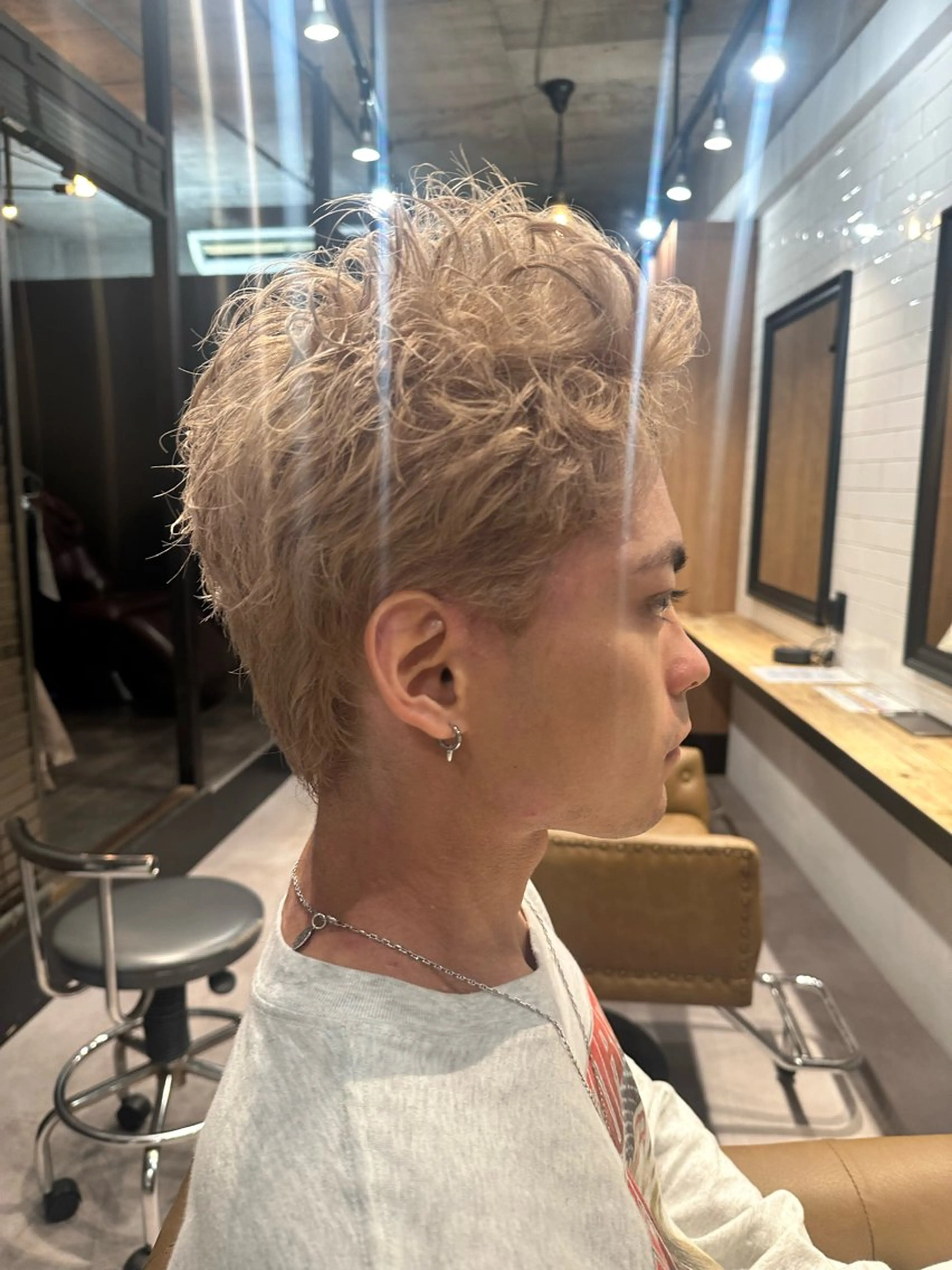 ショート カラー メンズ 今井 ショウタのヘアスタイル