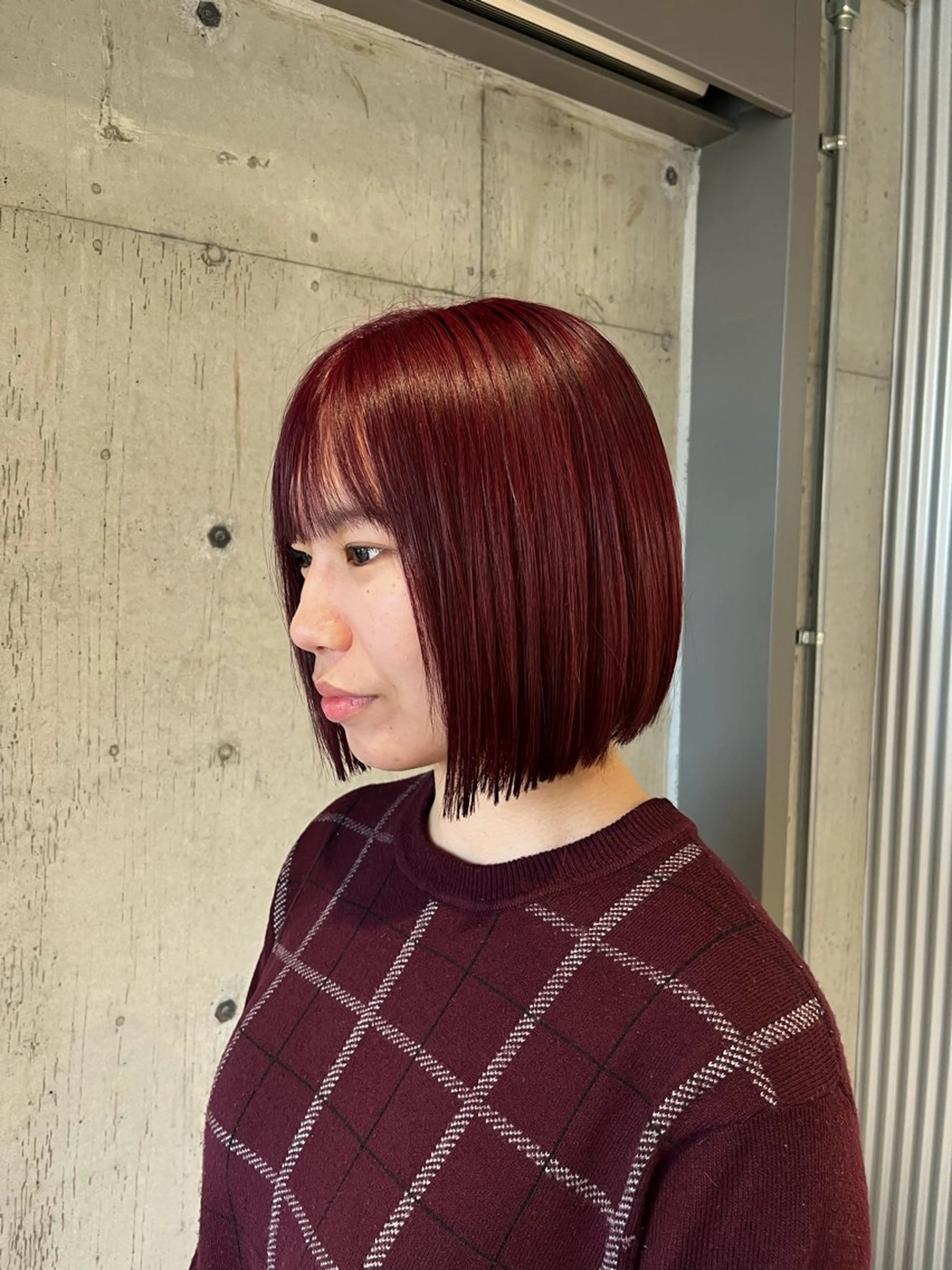 ミディアム カラー ヘアアレンジ カット ヘアカラー トリートメント 髪質改善・艶カラー・ ボブ・リクト💥のヘアスタイル