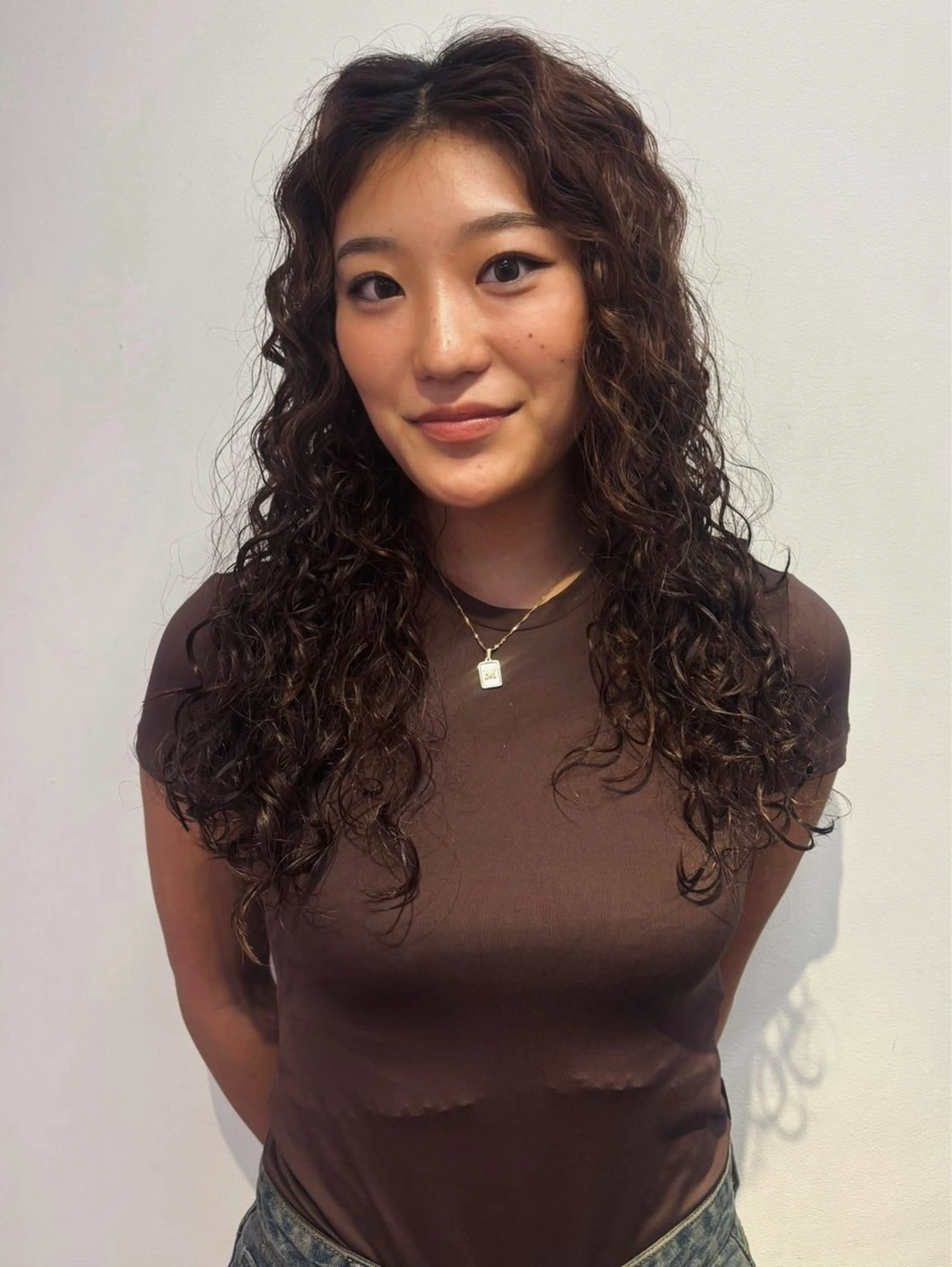 セミロング パーマ セミロングパーマ パーマ トリートメント ヘッドスパ メンズヘア個性派 ネイル/コトミ🐸のヘアスタイル