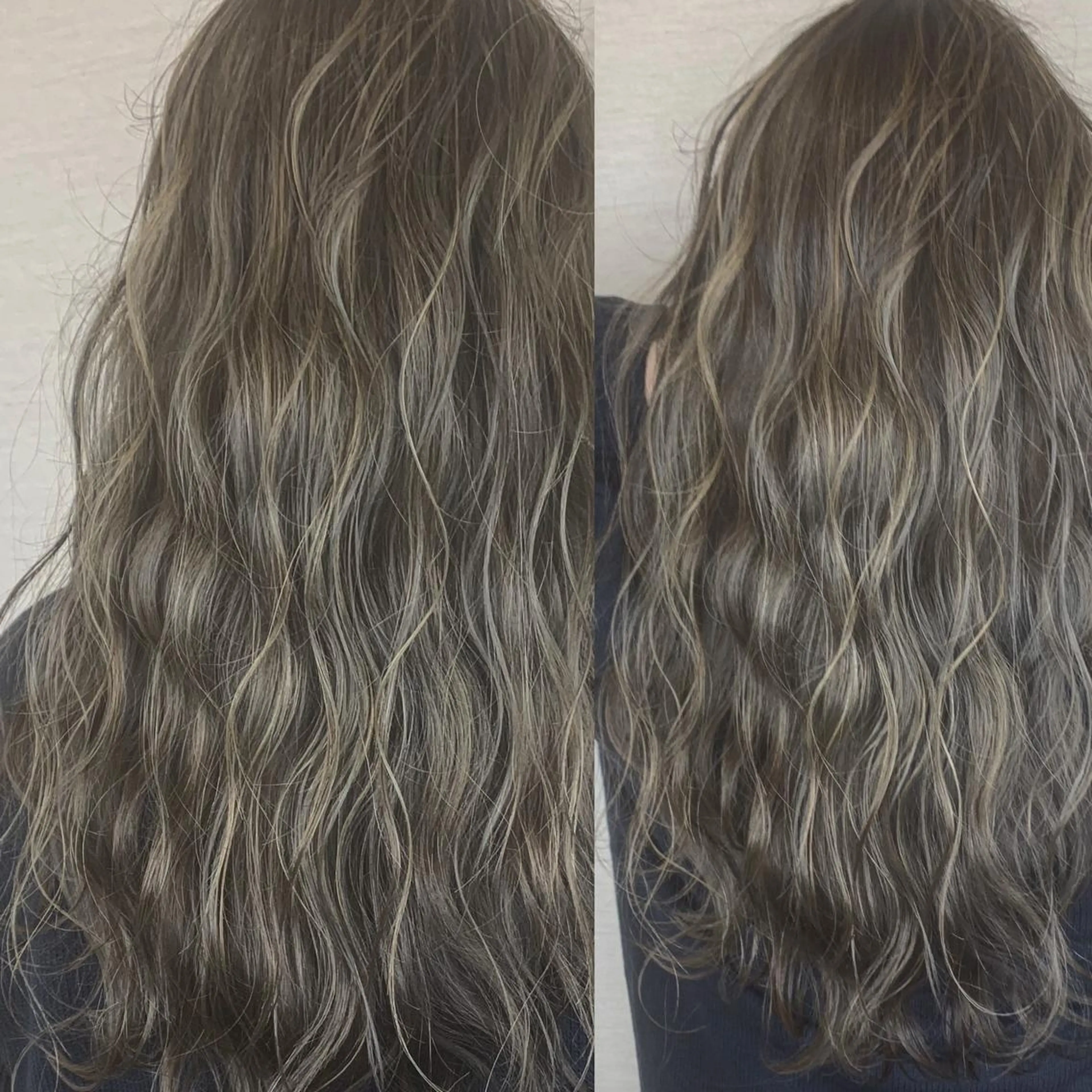 ロング ブリーチなしダブル/ レイヤーカット 小棹のヘアスタイル