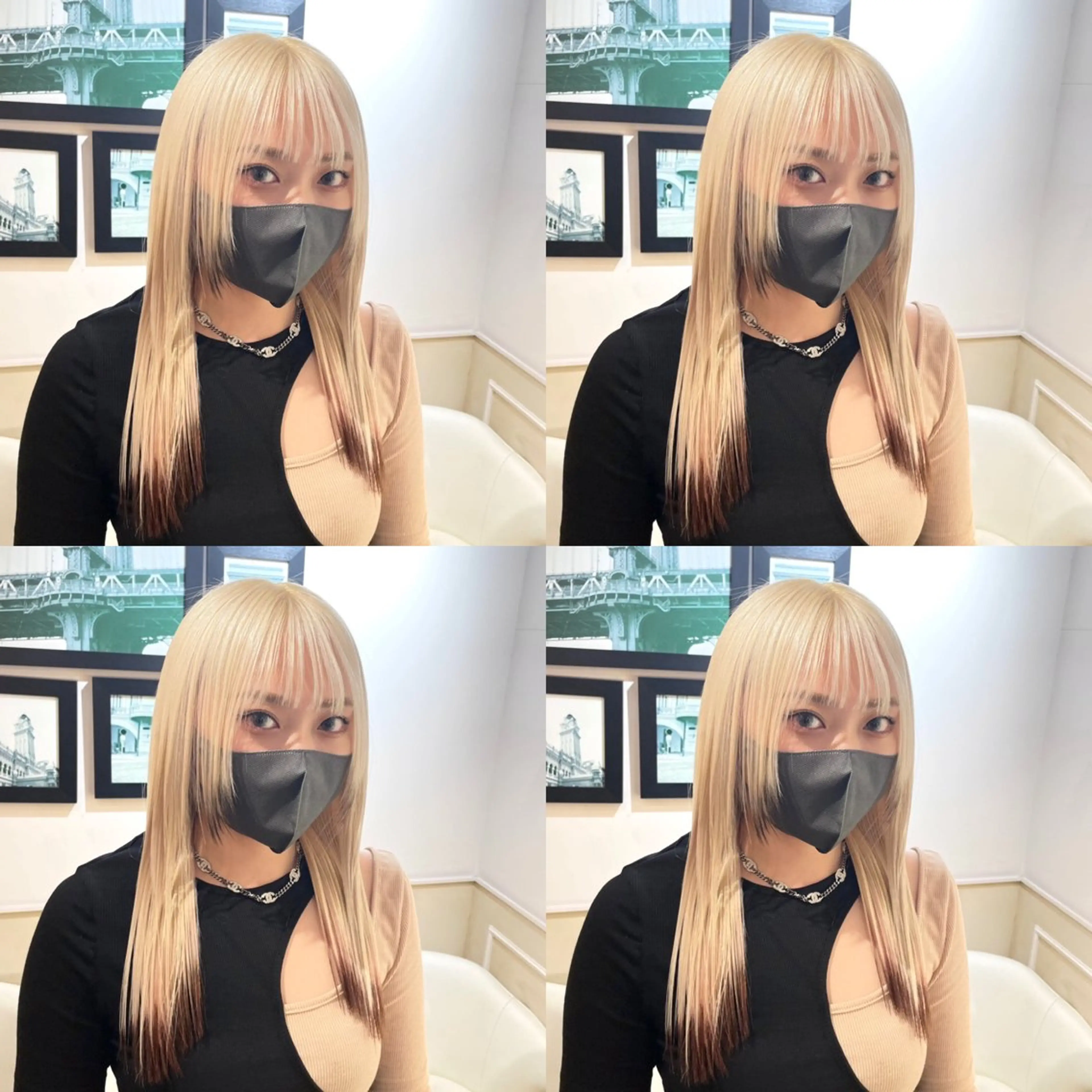 ロング カラー 抜きっぱなしブロンド ブロンド レッドカラー 🌟トップデザイナー 高橋🌟のヘアスタイル