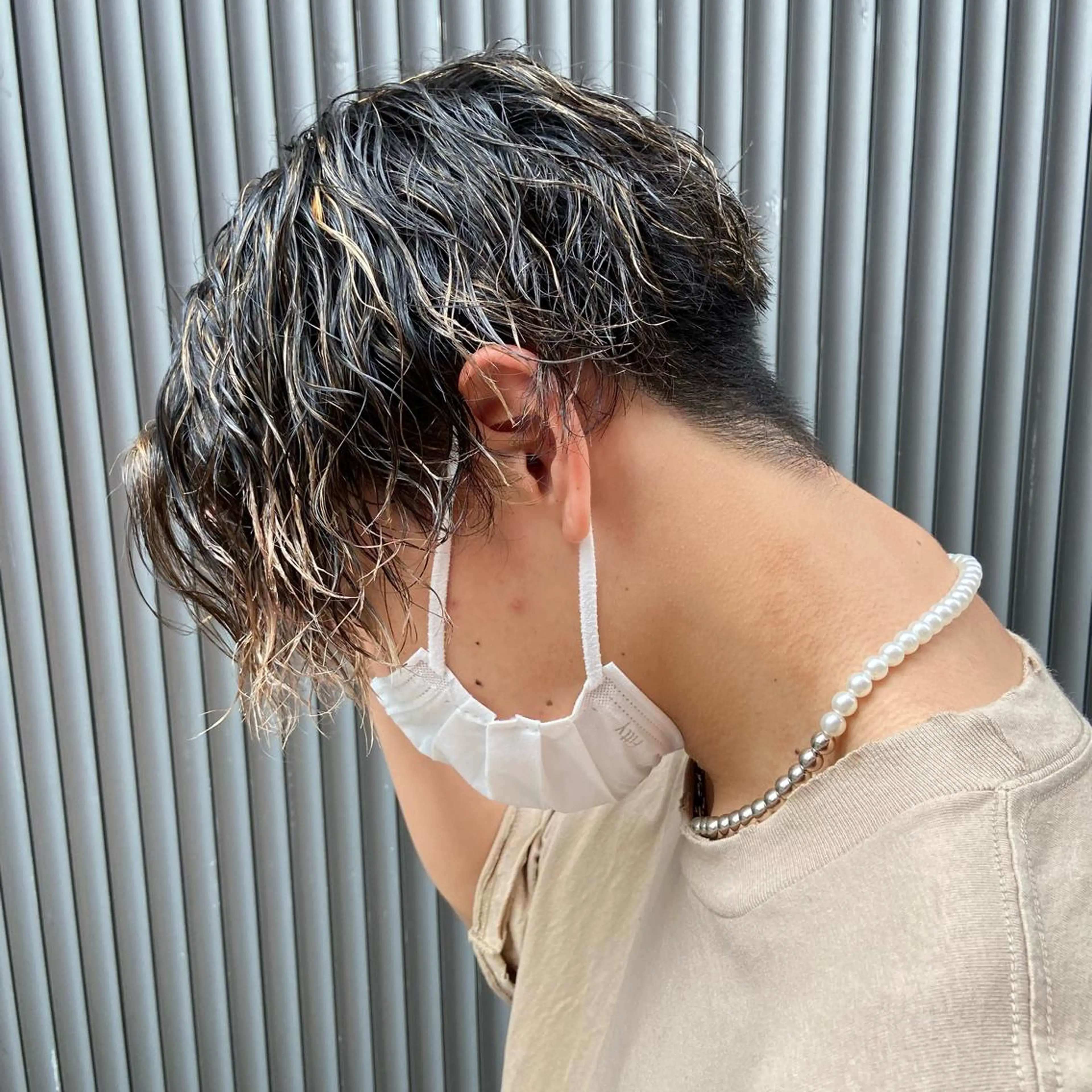 パーマ メンズ カット パーマ ALLEN hair九条店所属・西田 莉緒のヘアスタイル