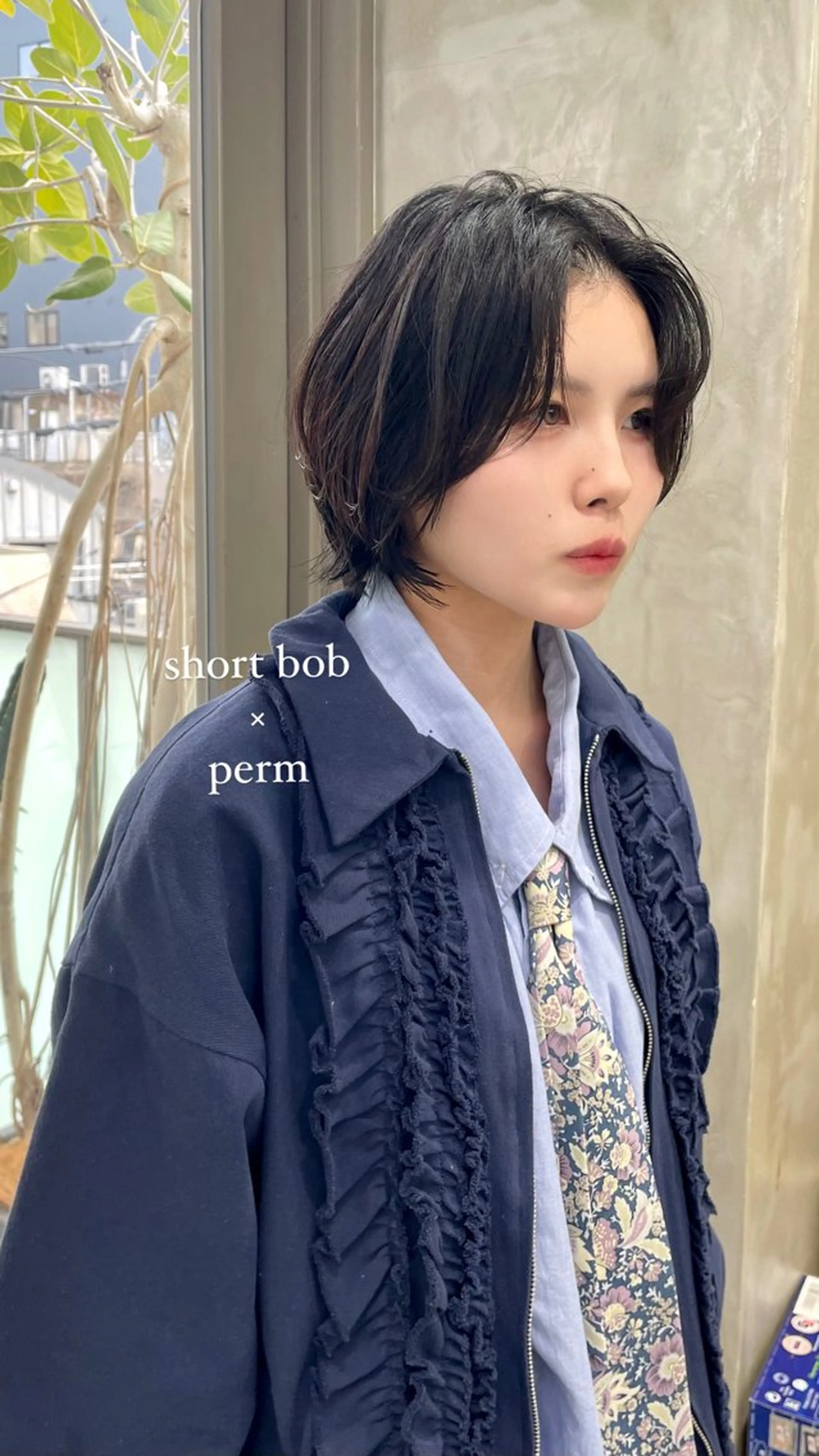 ショート パーマ カット パーマ カノン/アニオタ🧡 暖色/酸性ストレートのヘアスタイル