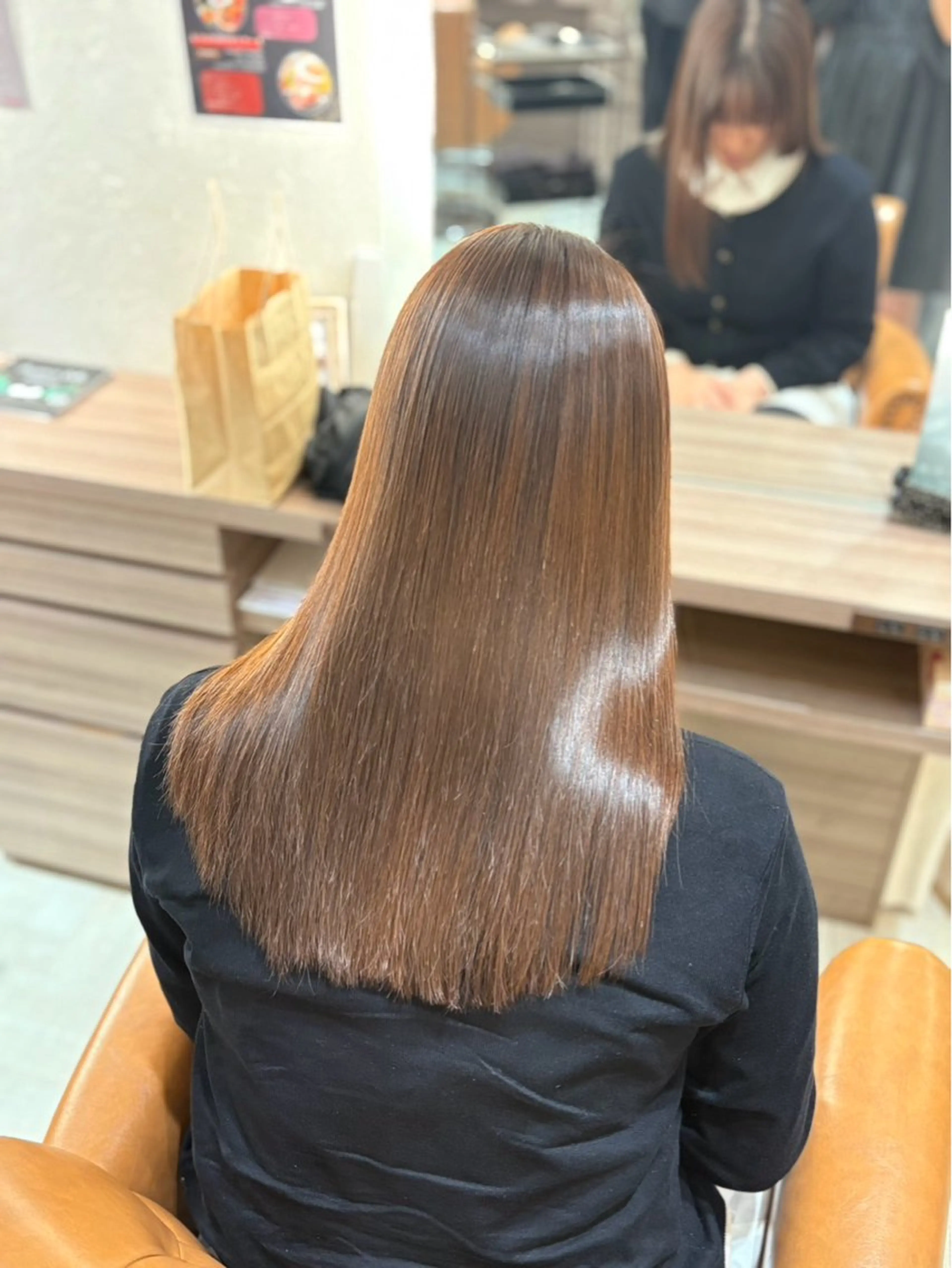 ロング カット 縮毛矯正 トリートメント 西元 群/艶髪/髪質改善のヘアスタイル