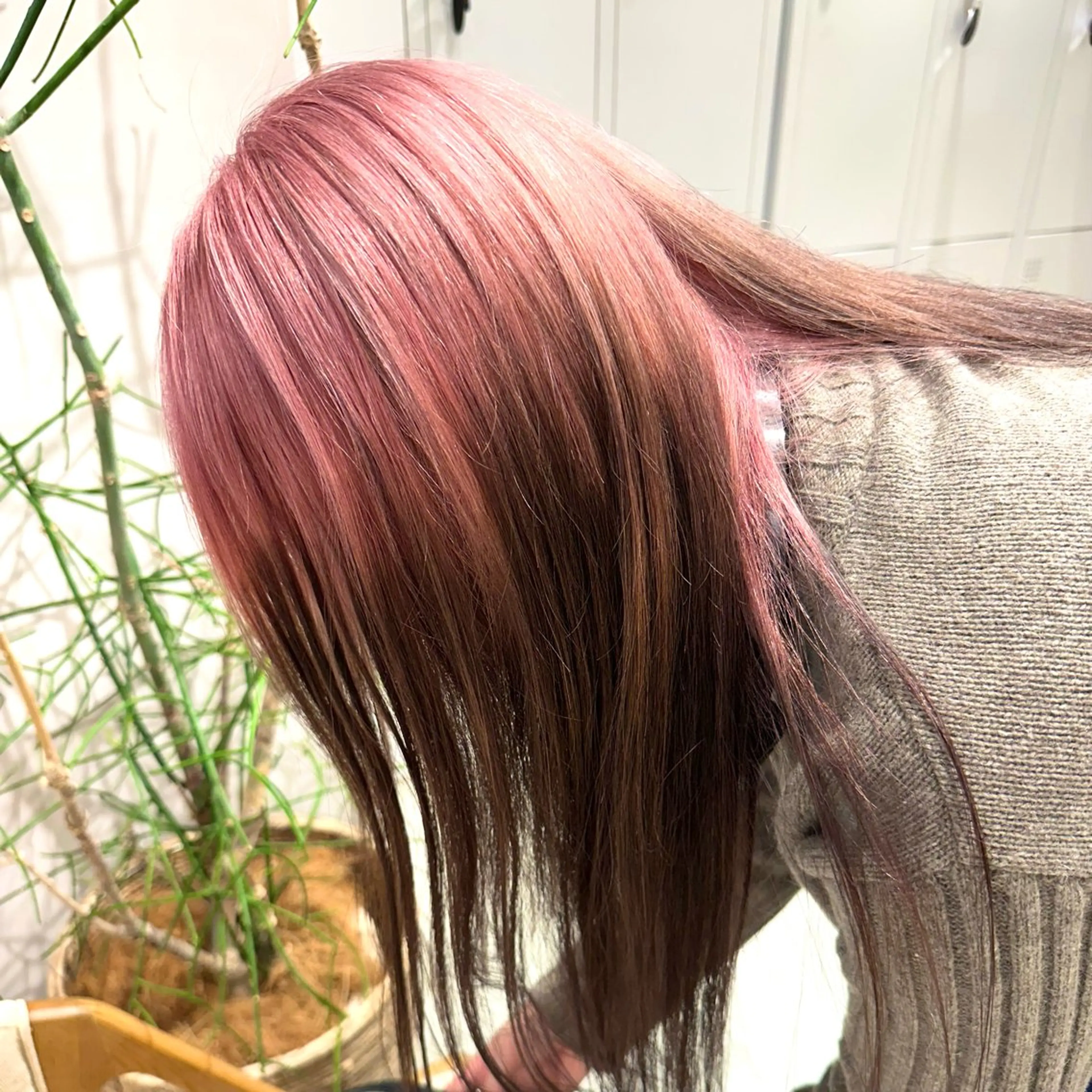 セミロング カラー カット ヘアカラー トリートメント デザインカラー/パー マ🦖外岡咲希🦖のヘアスタイル