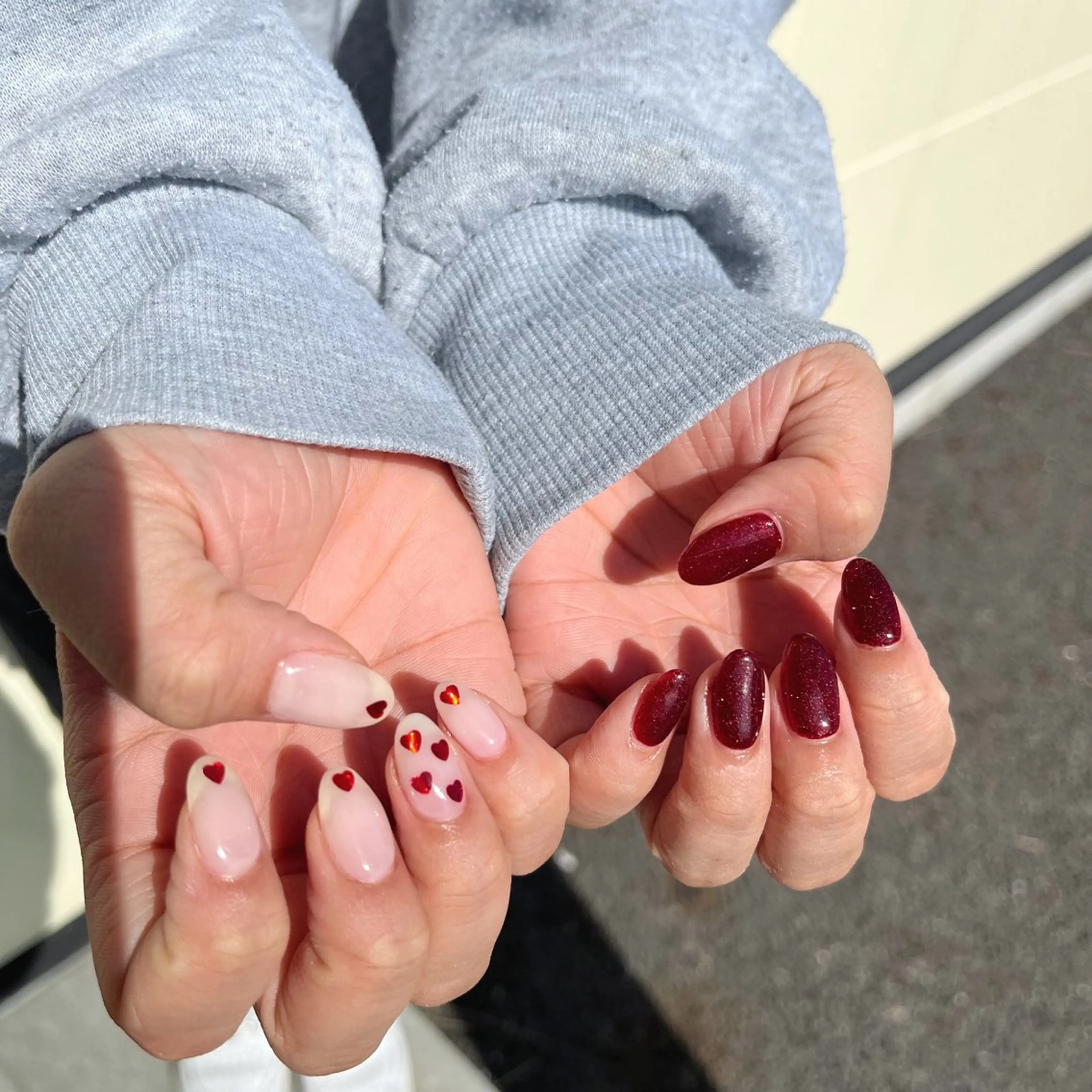 ネイル バレンタイン ハンドネイル arl nail💅yuriのネイルデザイン