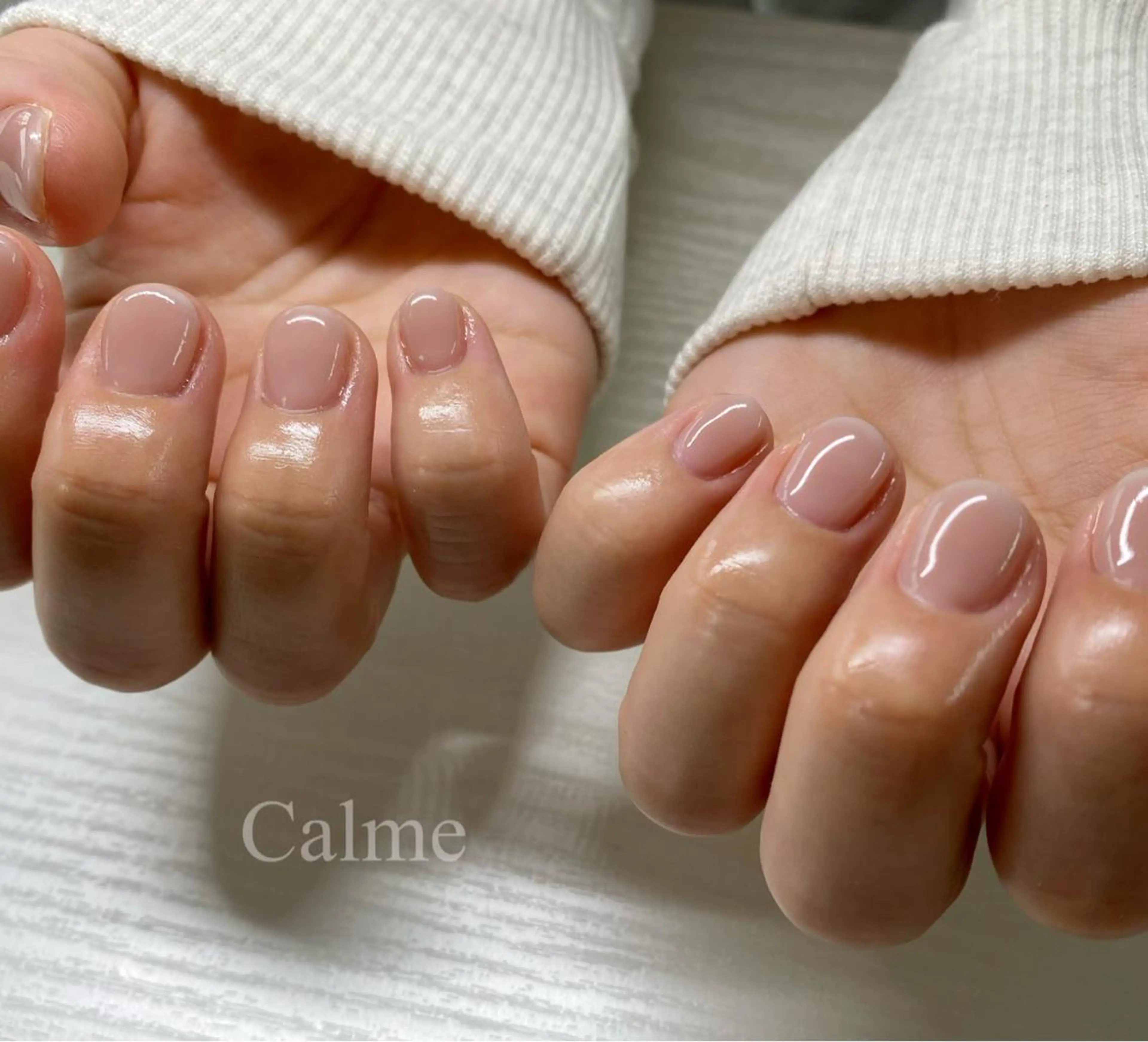 ショート カラー ネイル Nailsalon Calme所属・Nailsalon Calmeのネイルデザイン