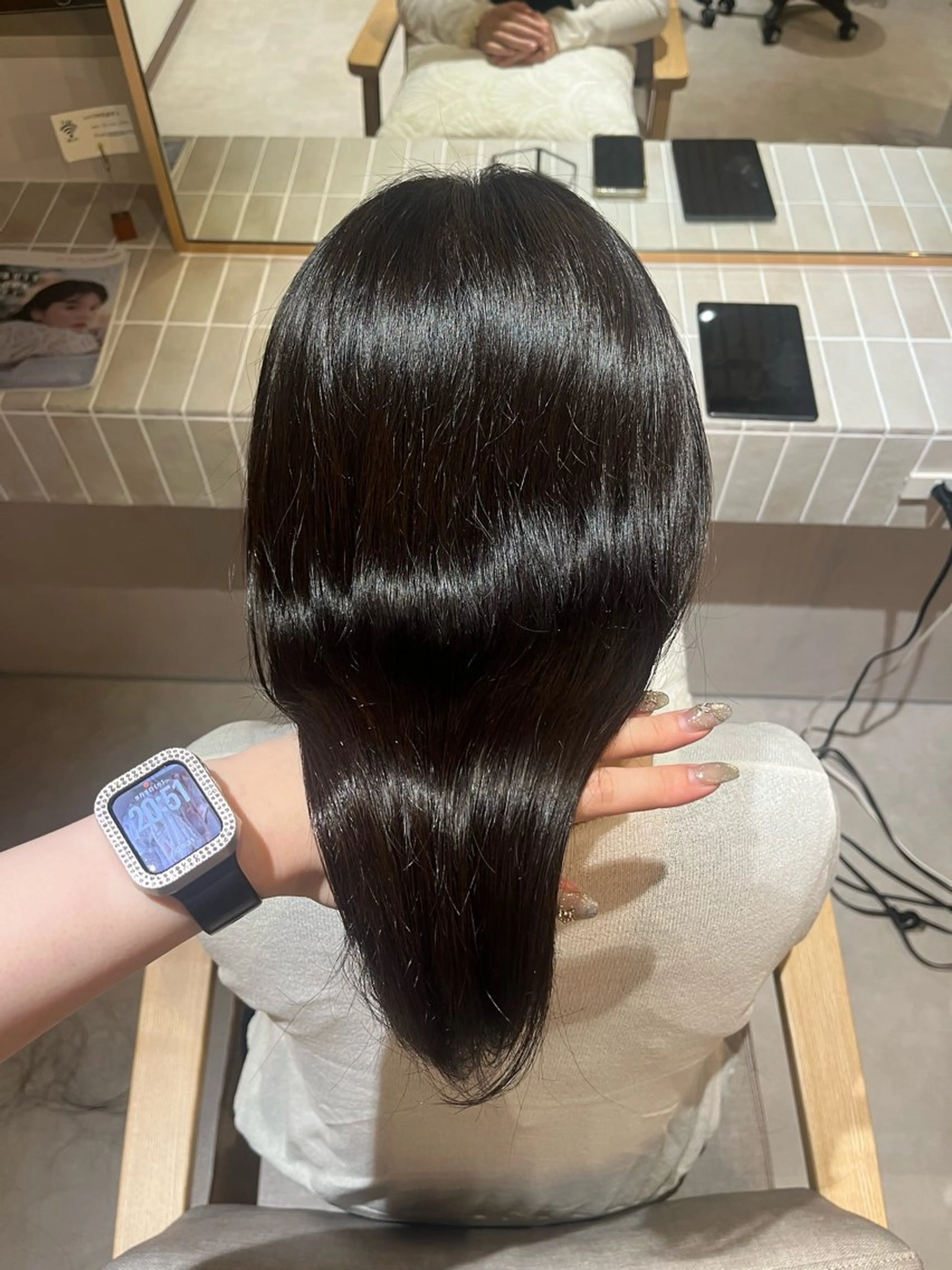 ロング カラー カット ヘアカラー little lulu 梅田所属・高橋 さやかのヘアスタイル