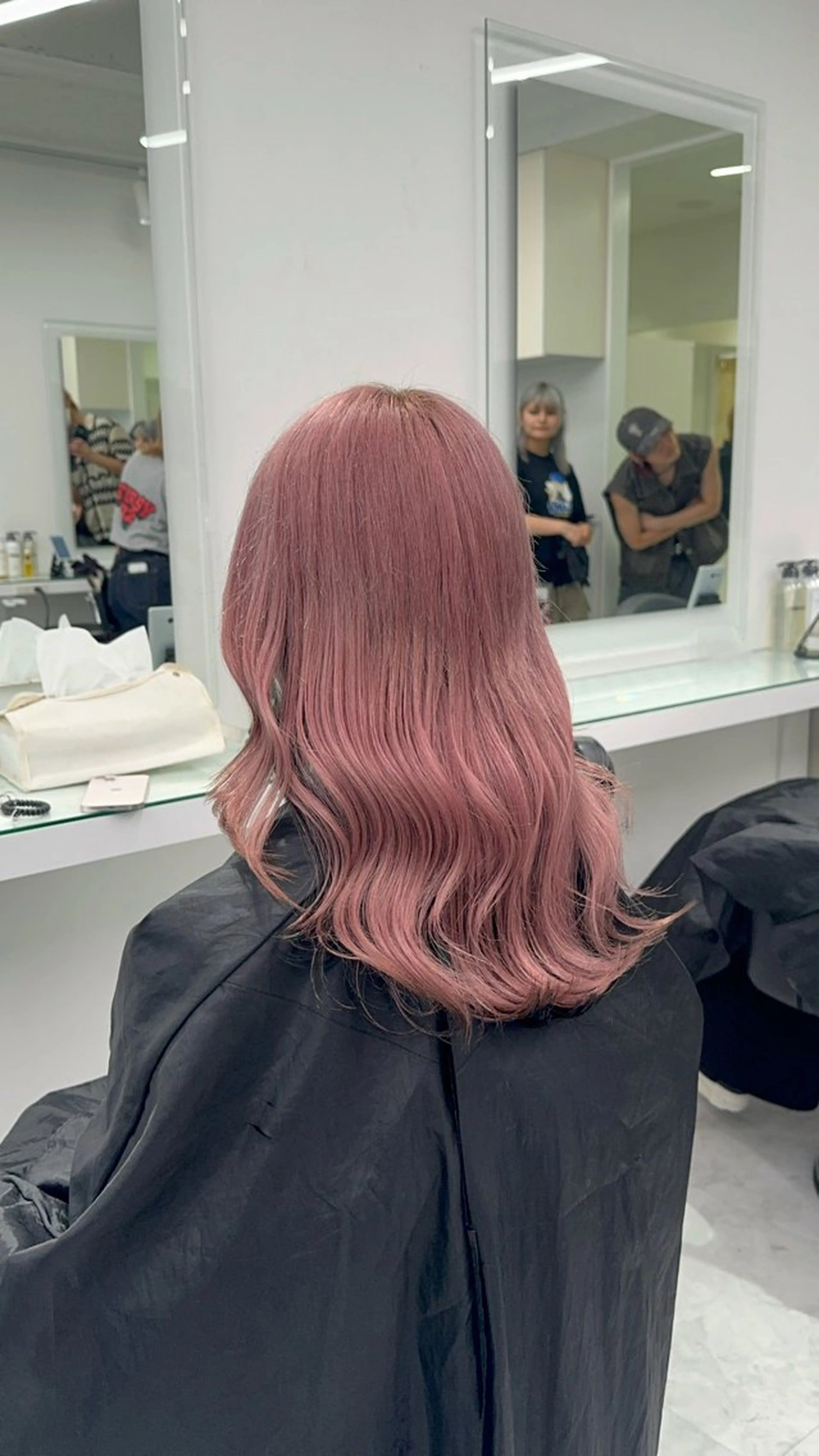 ロング カラー ヘアアレンジ ヘアカラー ブリーチ無し透明感 🕊AZUSAのヘアスタイル