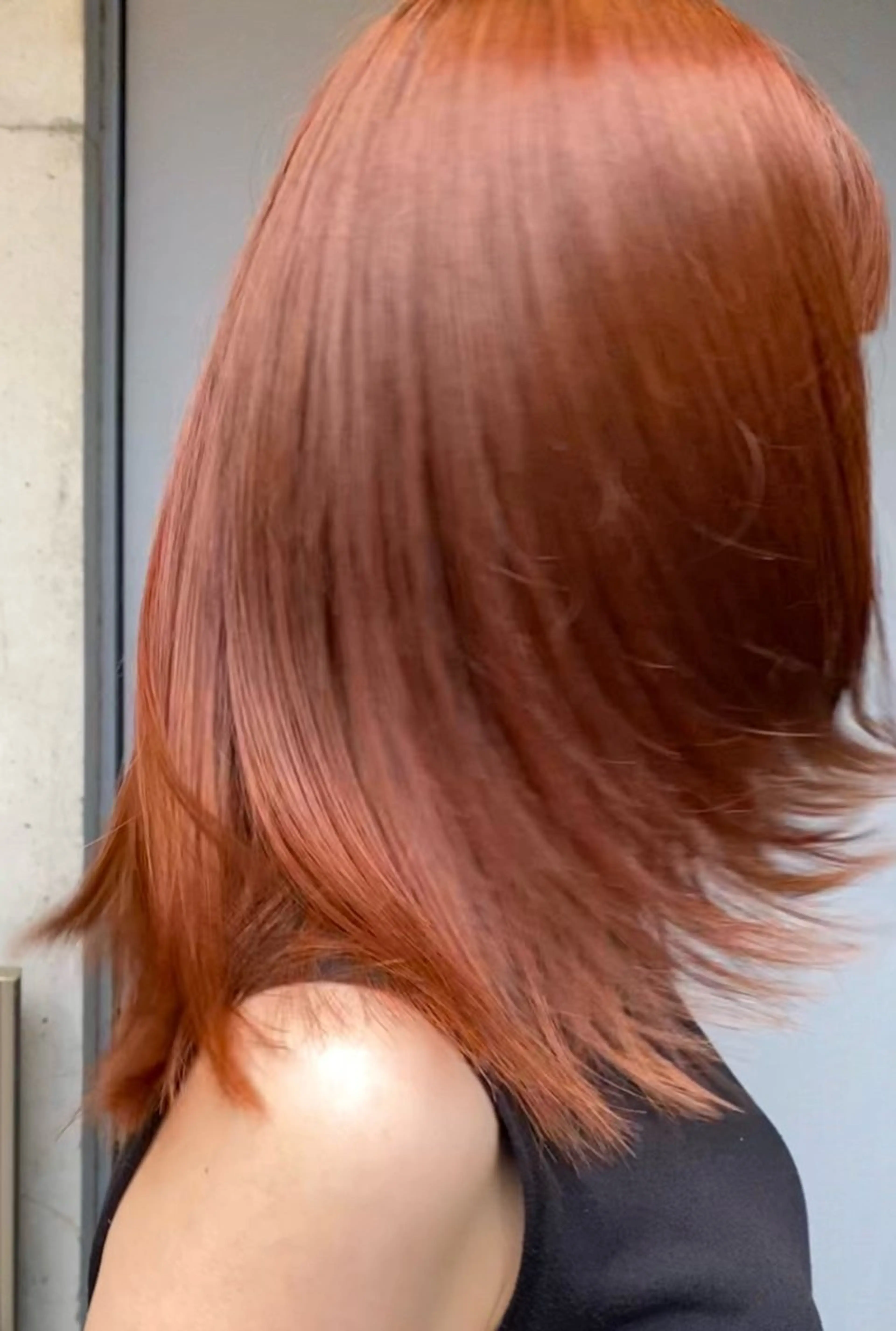 セミロング カラー カット ヘアカラー トリートメント ボブ／レイヤー／艶 🦕risa  森下のヘアスタイル