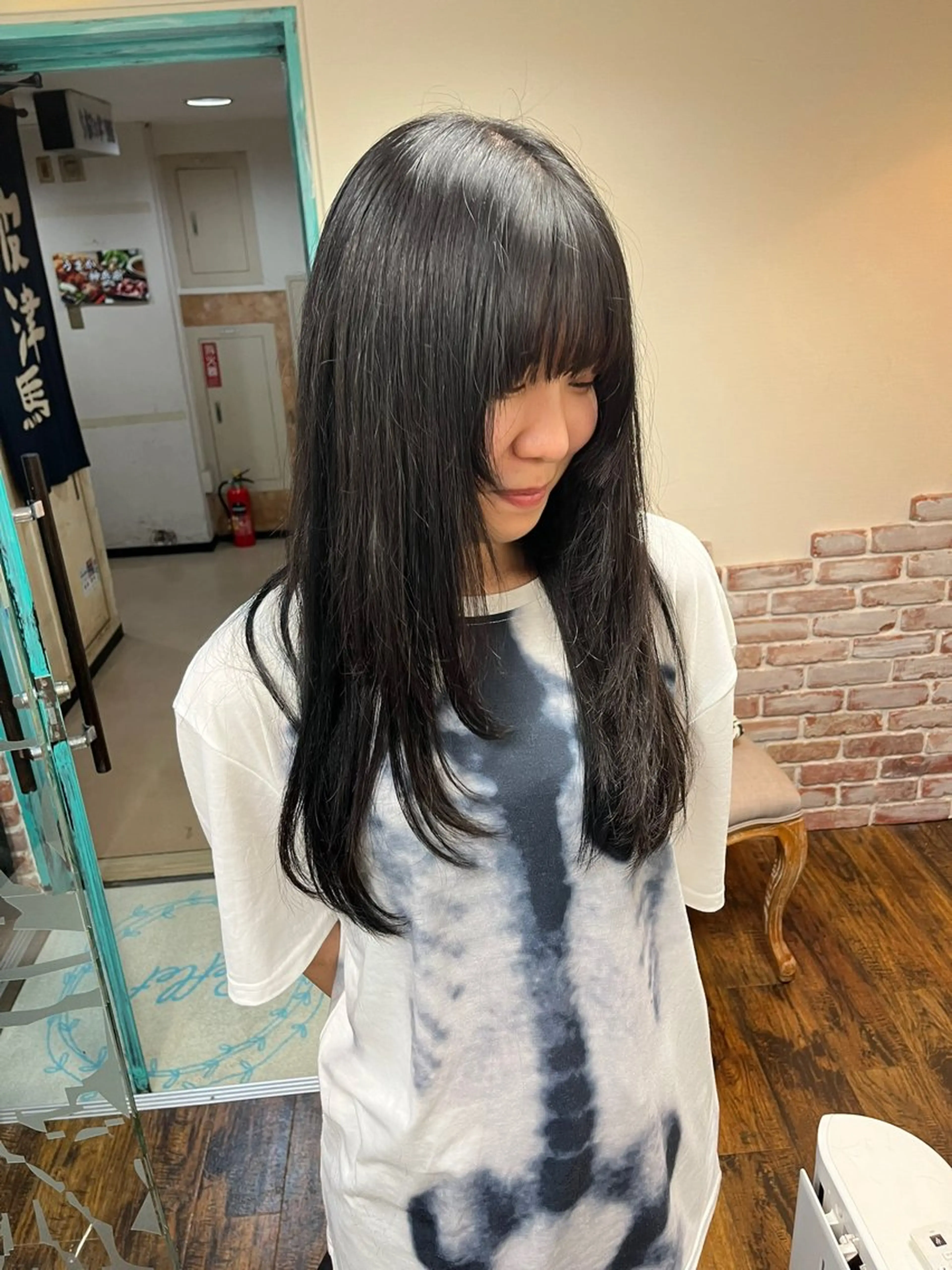 ロング プルエクステ エクステ レイヤーカット aito 新宿/ 美髪矯正/髪質改善のヘアスタイル