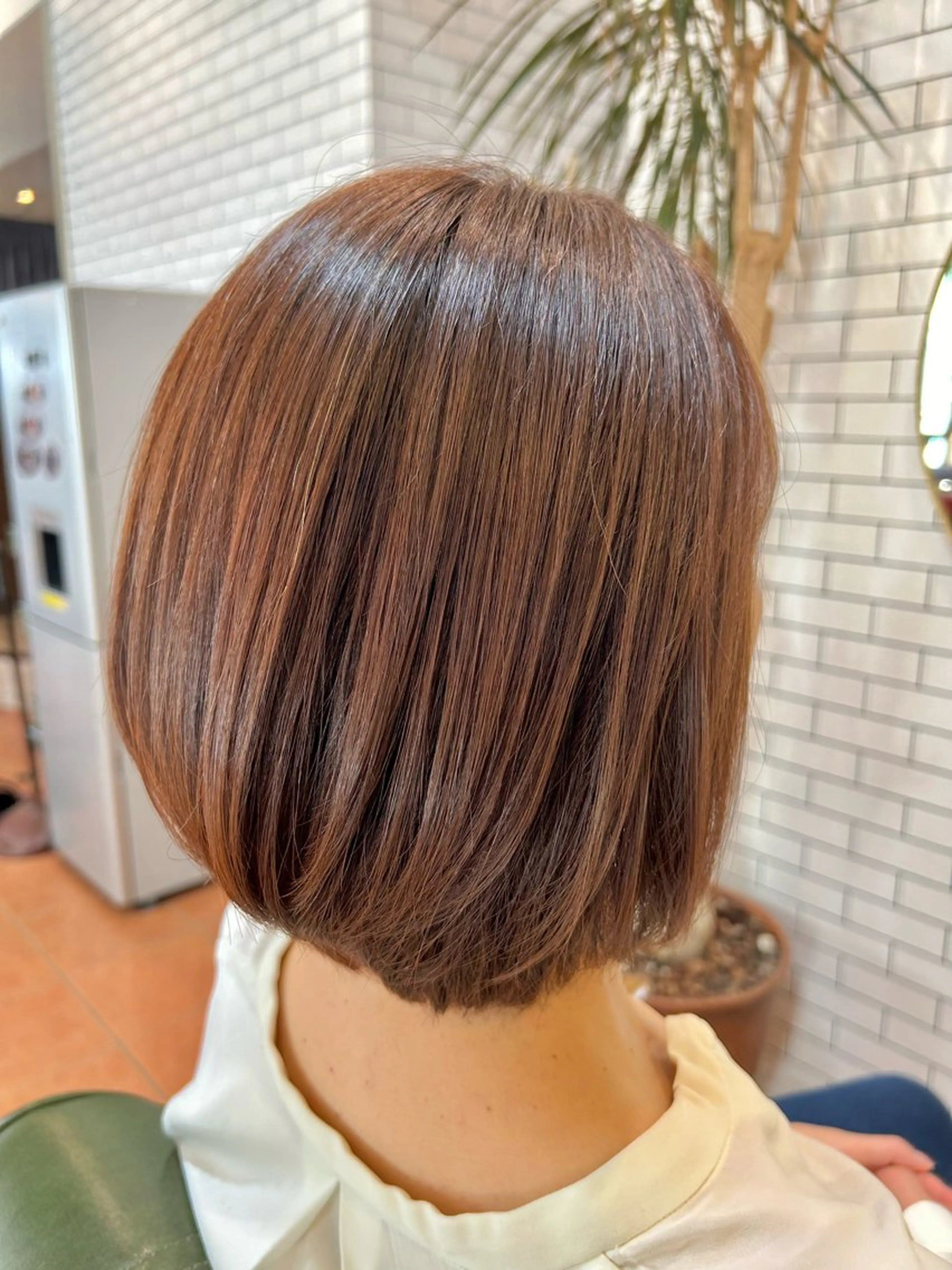 ショート カラー ヘアカラー トリートメント 石井 佑樹のヘアスタイル